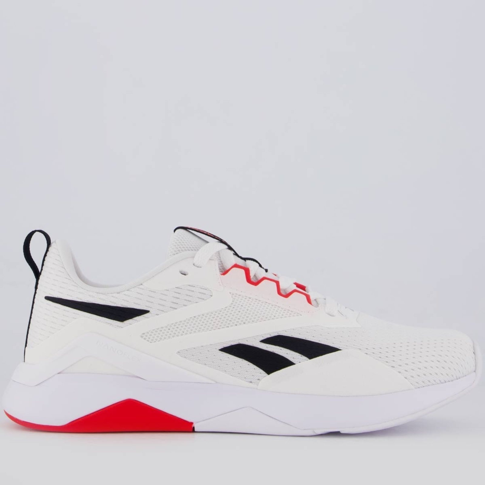 Imagem principal Tênis Reebok Nanoflex TR V2 e Vermelho Reebok branco