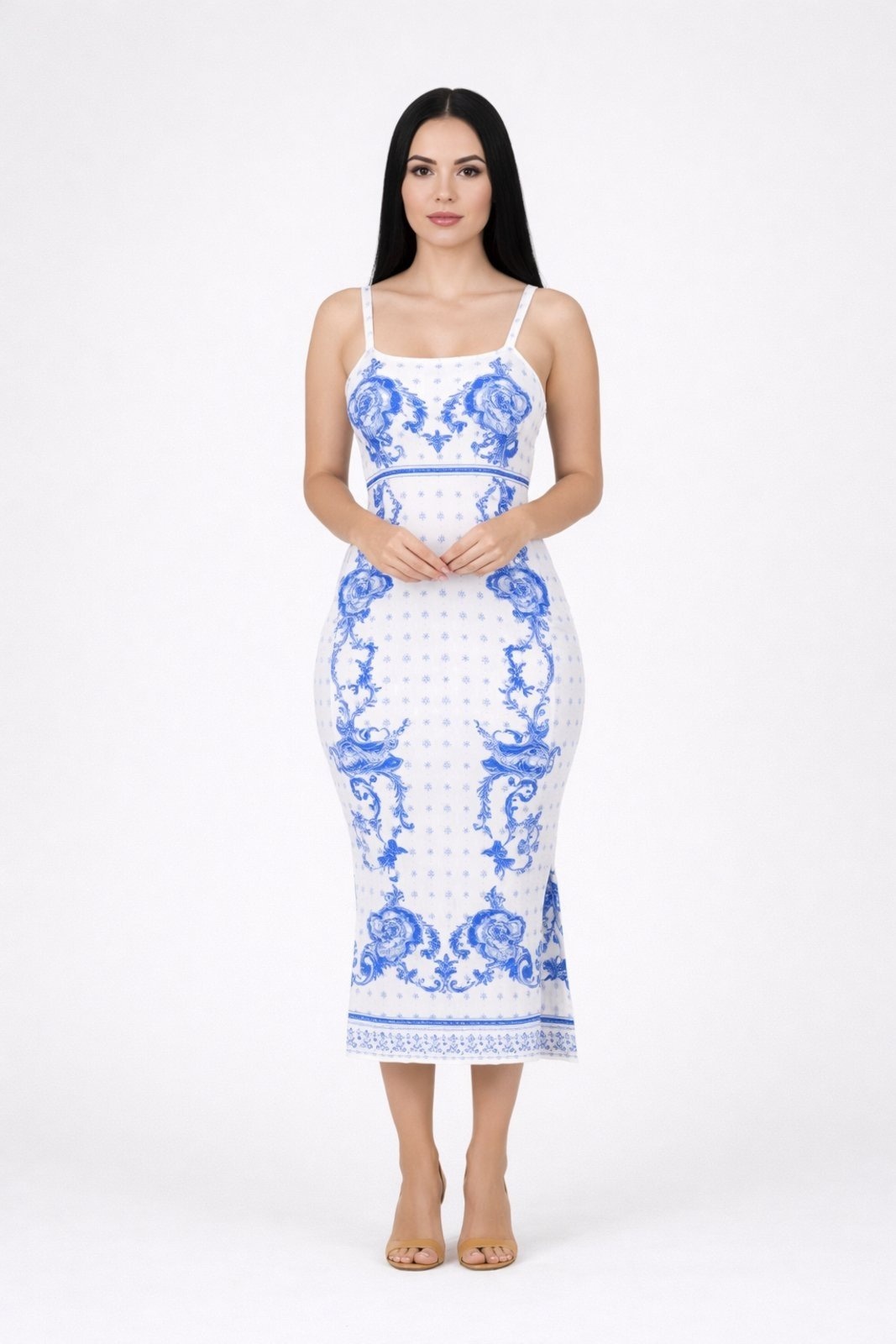 Imagem principal Vestido Cropped.D Bell Outlet Fashion Estampa D BELL OUTLET FASHION branco