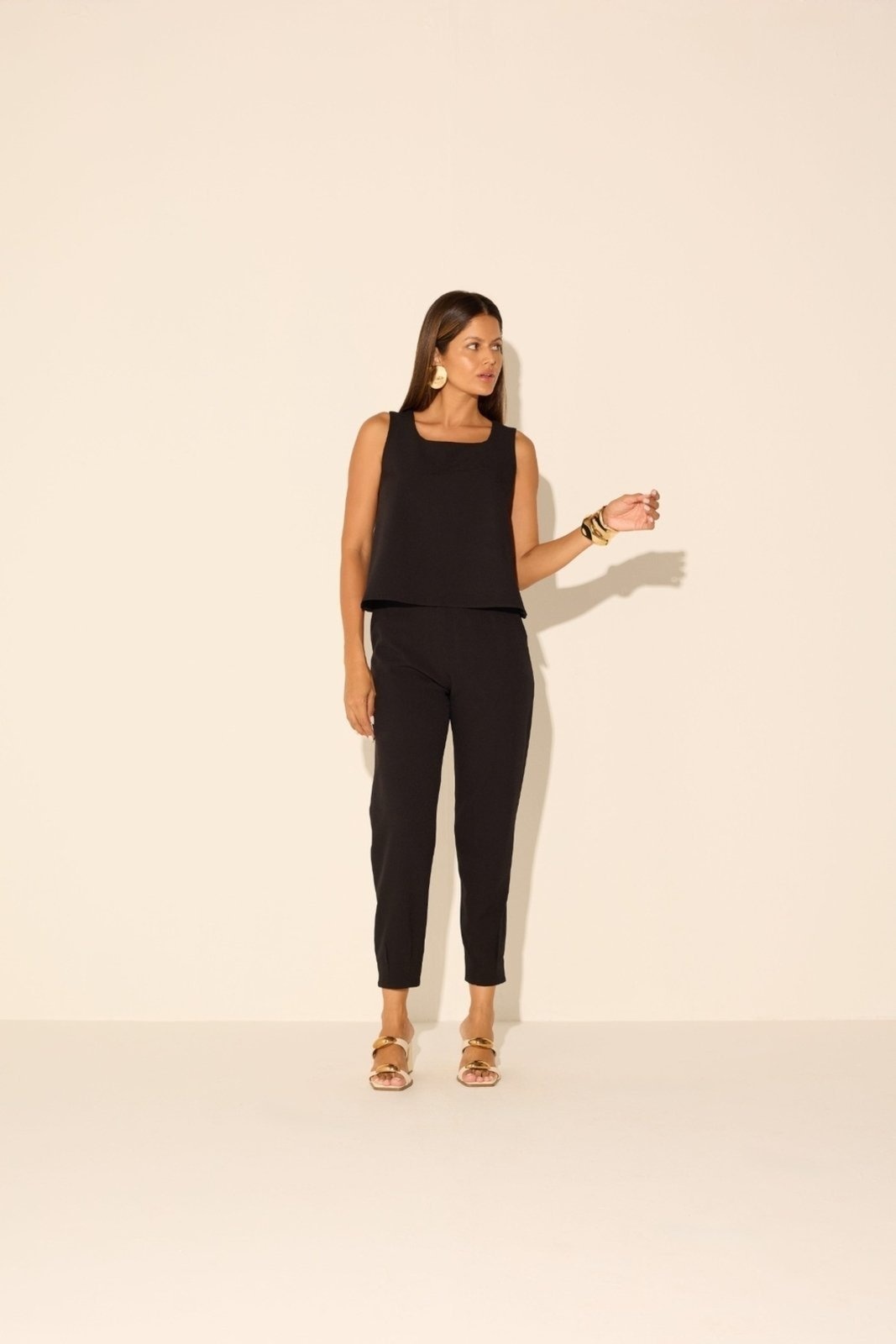 Imagem principal Calça Vanibele Alfaiataria Preta Vanibele preto