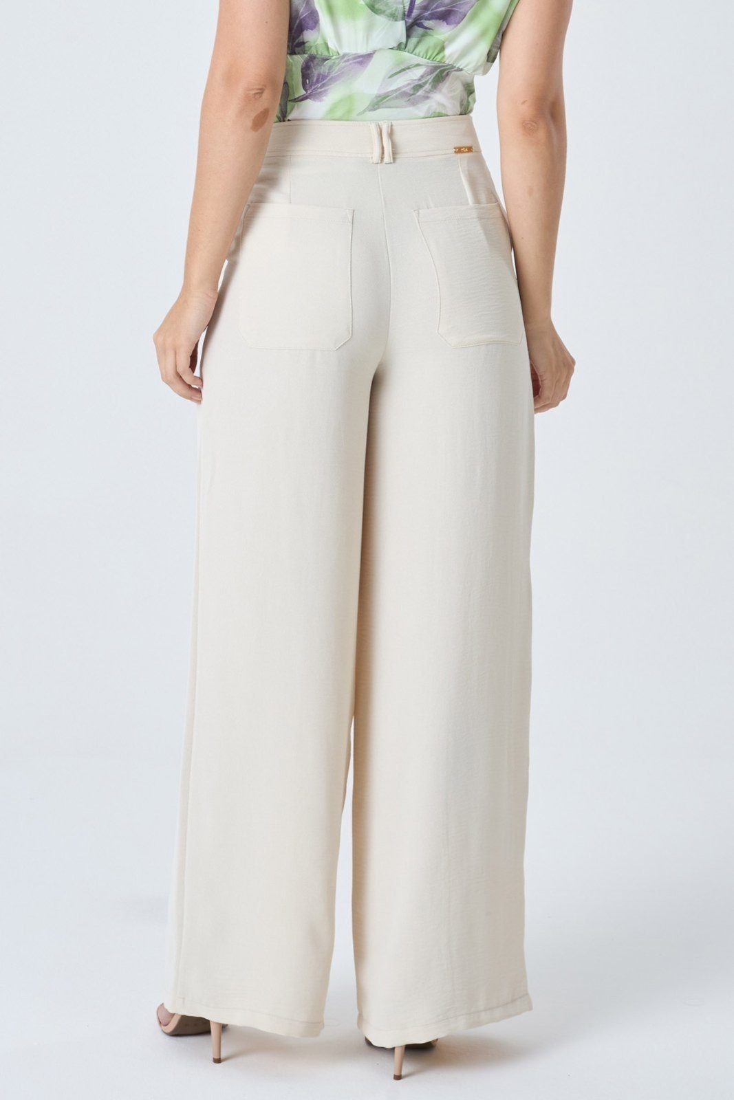 Imagem principal Calça PKS Wide Leg PKS bege