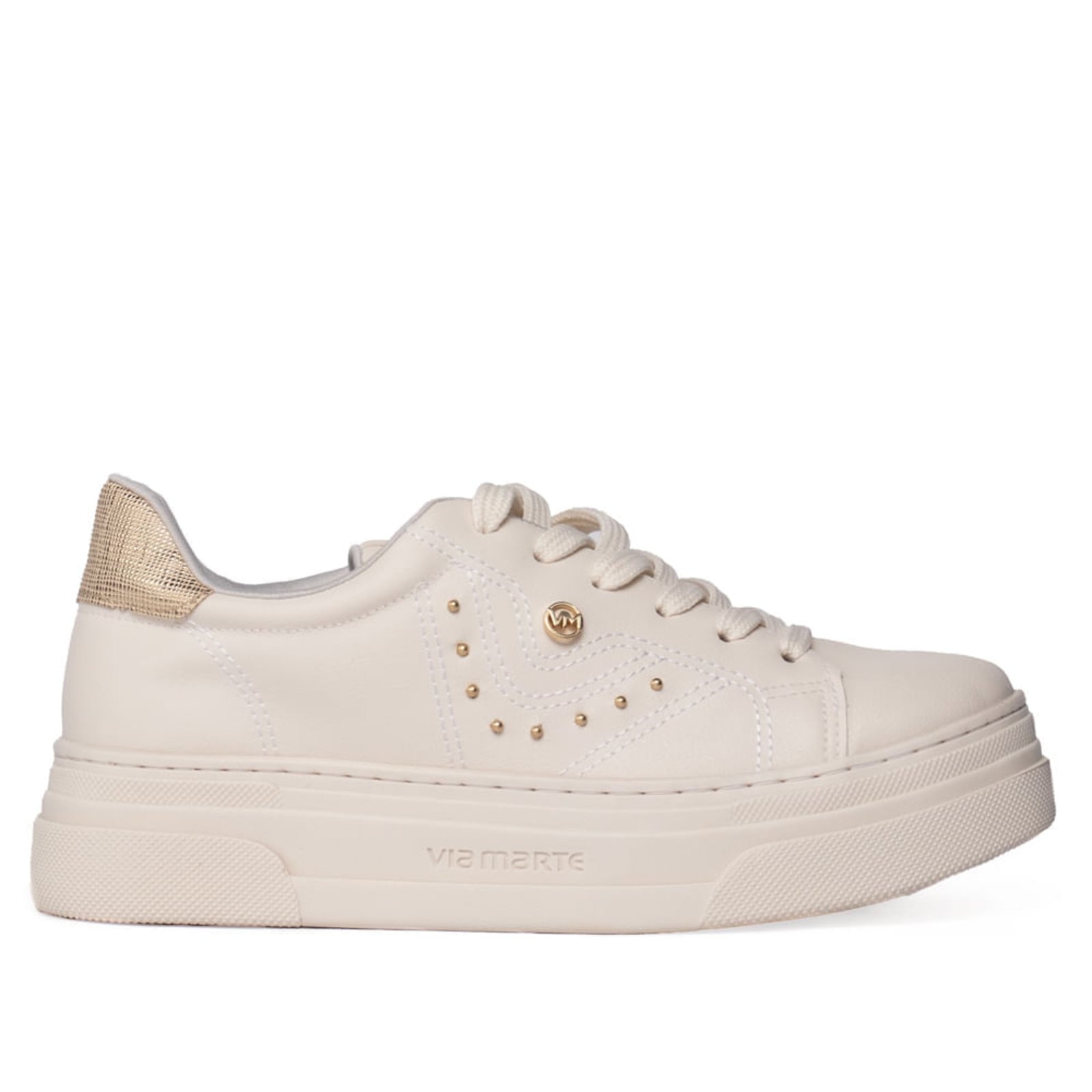 Imagem principal Tênis Feminino Via Marte Plataforma Napa Off White VIA MARTE off-white white