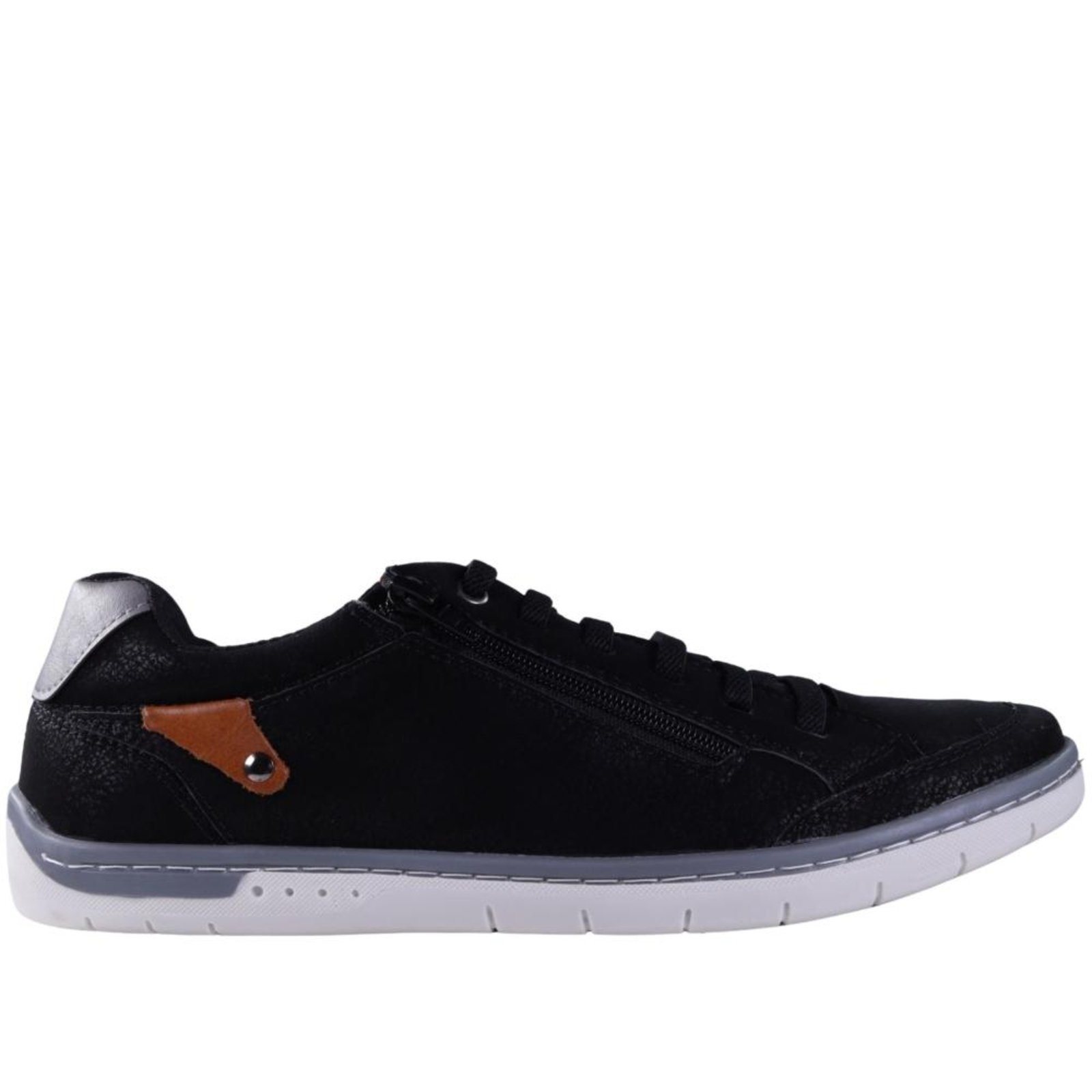 Imagem principal Sapatênis Masculino Zariff 2733 Preto/Preto Zariff incolor