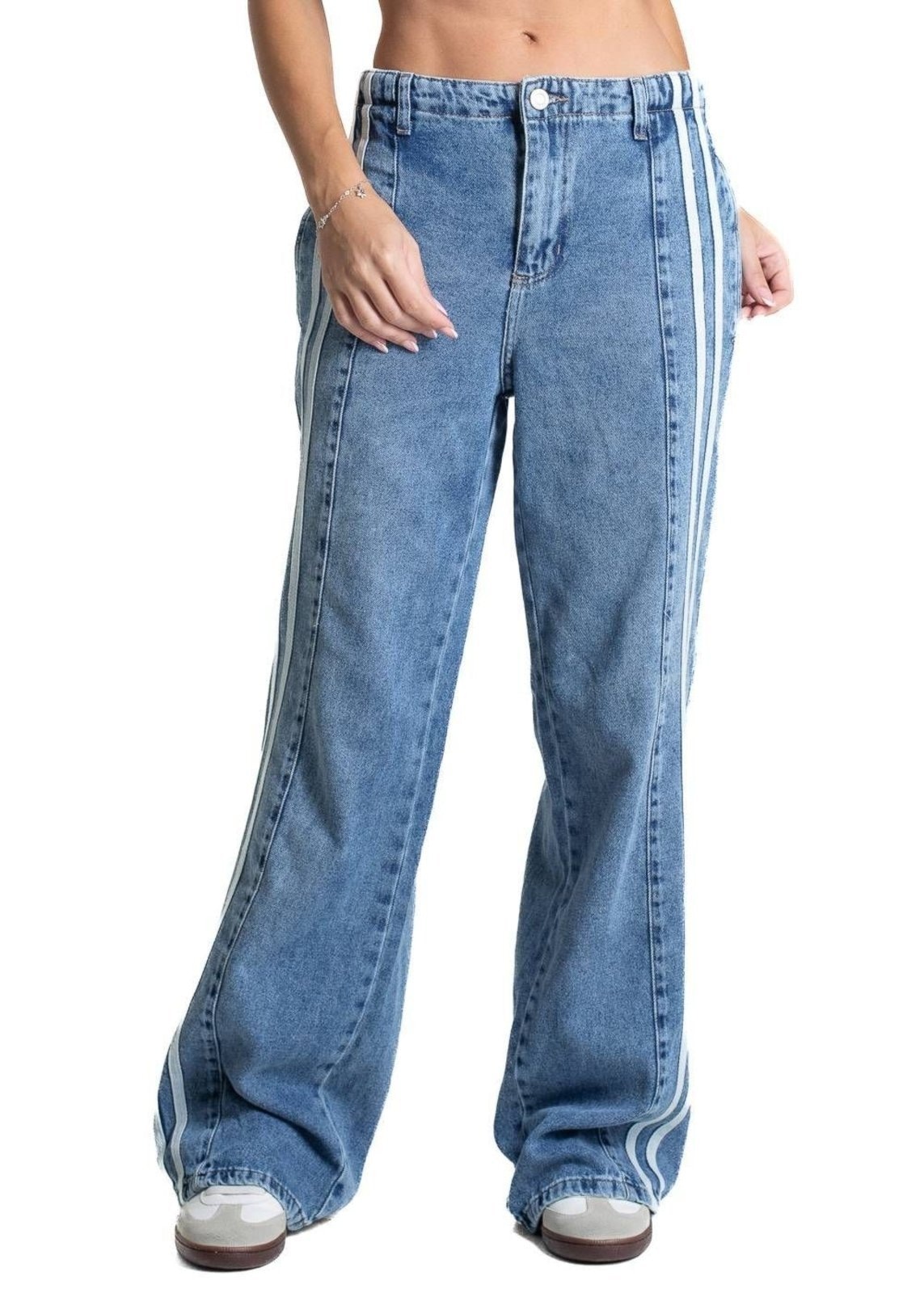 Imagem principal Calça Jeans Sawary Wide Leg - 281992 Sawary azul