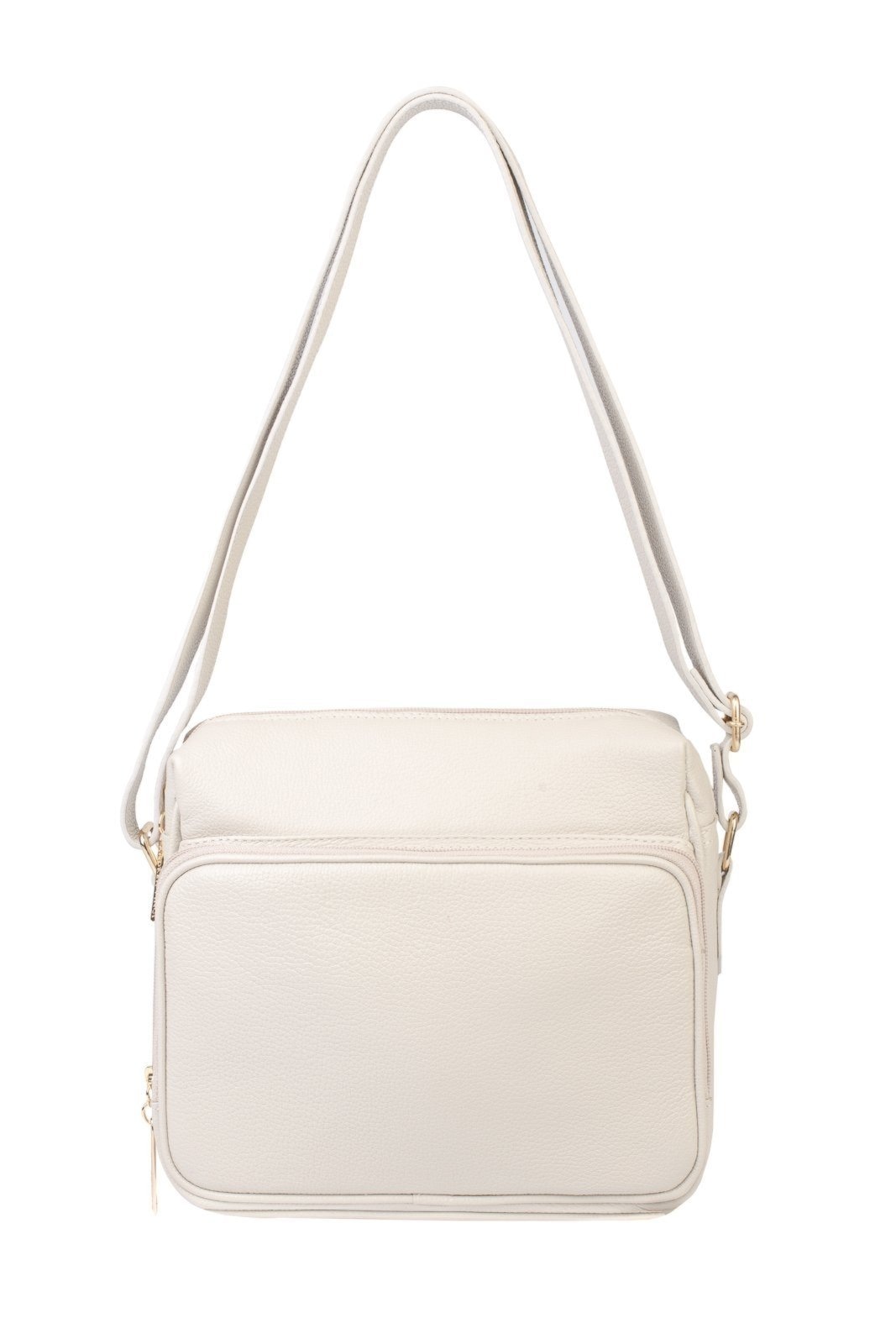 Imagem principal Bolsa Andrea Vinci De Couro Liso Tiracolo Com Divisórias Rita - Marfim Andrea Vinci vermelho