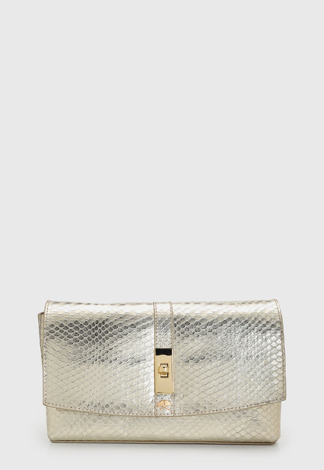 Imagem principal Bolsa Feminina Luiza Barcelos Texturizada Dourada Luiza Barcelos dourado