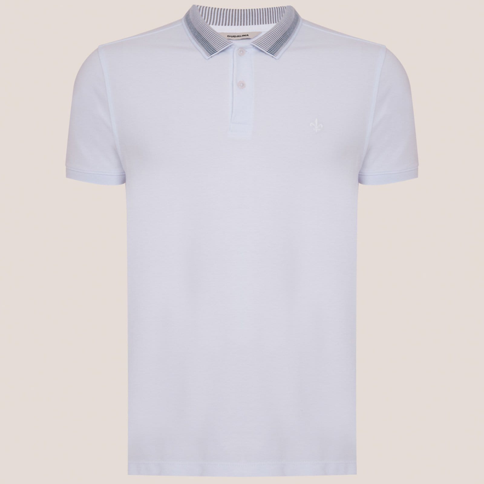 Camisa Polo Dudalina Gola Jacquard Pr26 Masculino