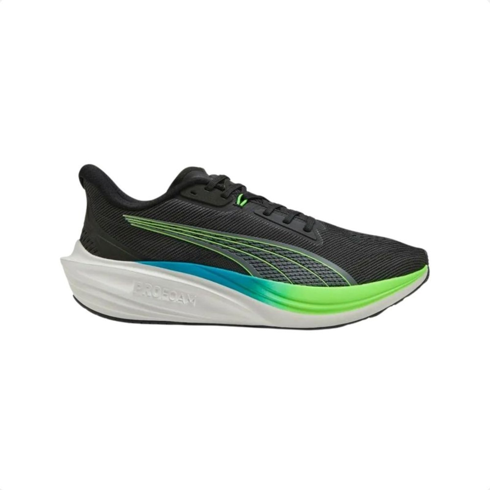 Imagem principal Tênis Running Masculino Puma Darter Pro Preto E Verde Puma preto verde