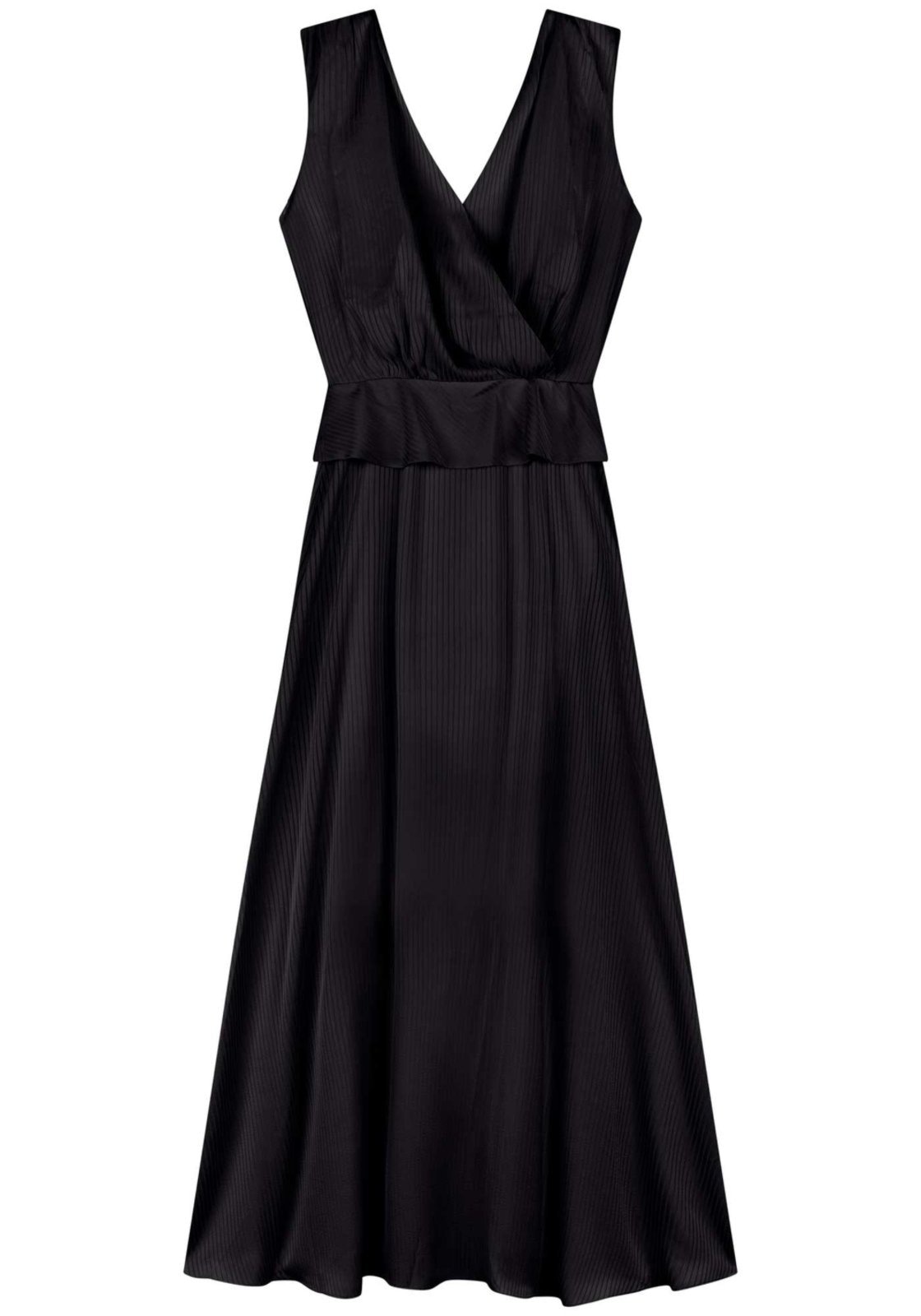 Imagem principal Vestido Lez a Lez Longo Transpassado Com Faixas Posteriores Lez a Lez preto