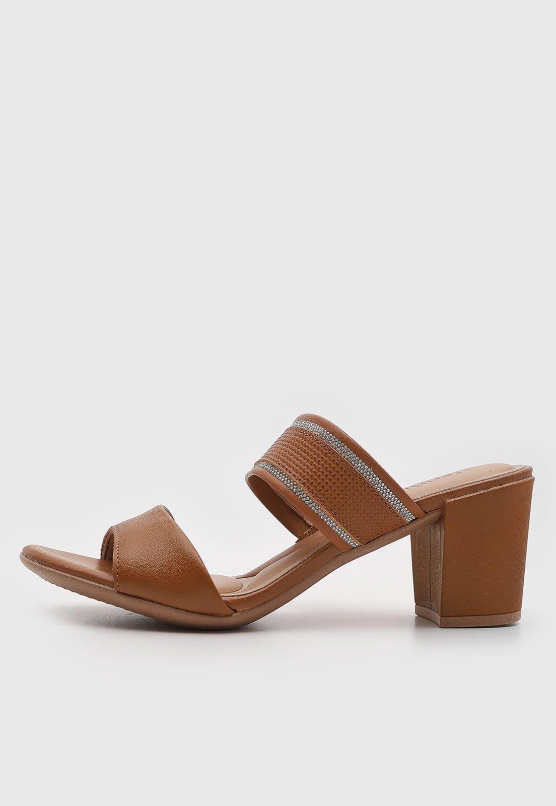 Sandália Feminina Usaflex Salto Bloco