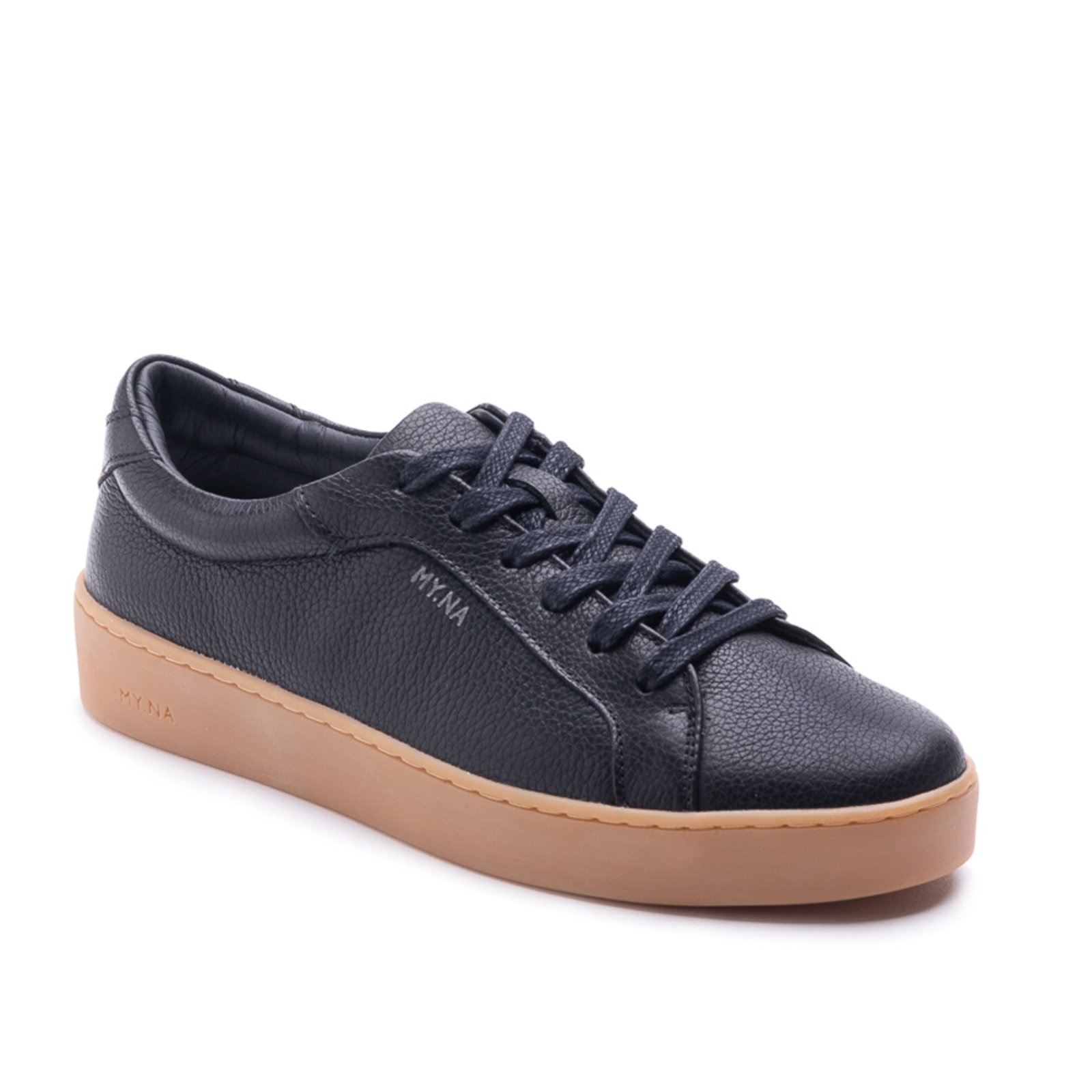 Imagem principal Tênis MY.NA Y1 Couro Legítimo Preto Sola Natural MY.NA preto natural