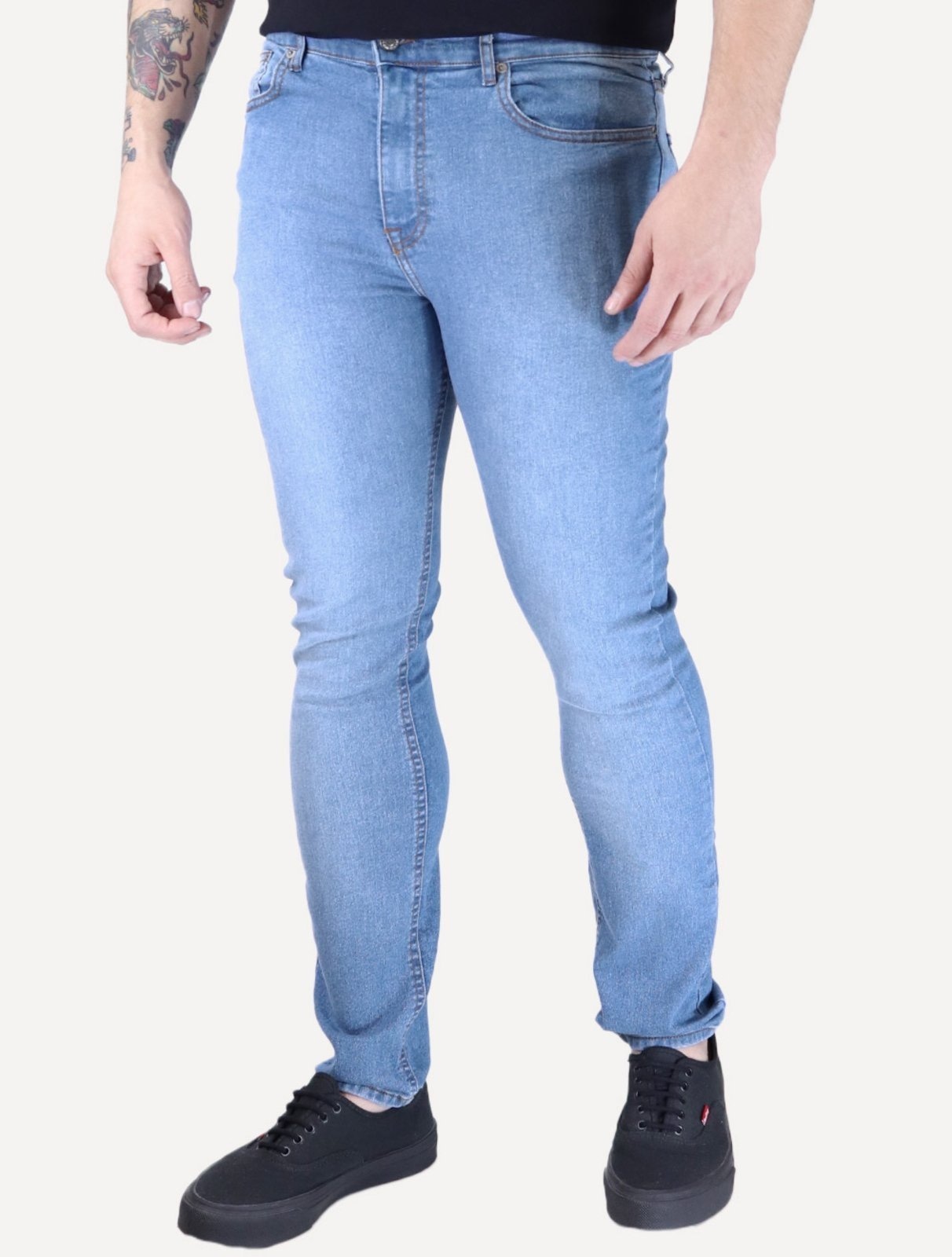 Imagem principal Calça Tommy Jeans Masculina Skinny Simon Denim Azul Claro Tommy Jeans azul denim