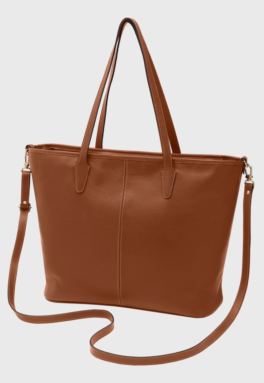 Bolsa Transversal Couro Mariart Papaya Camel