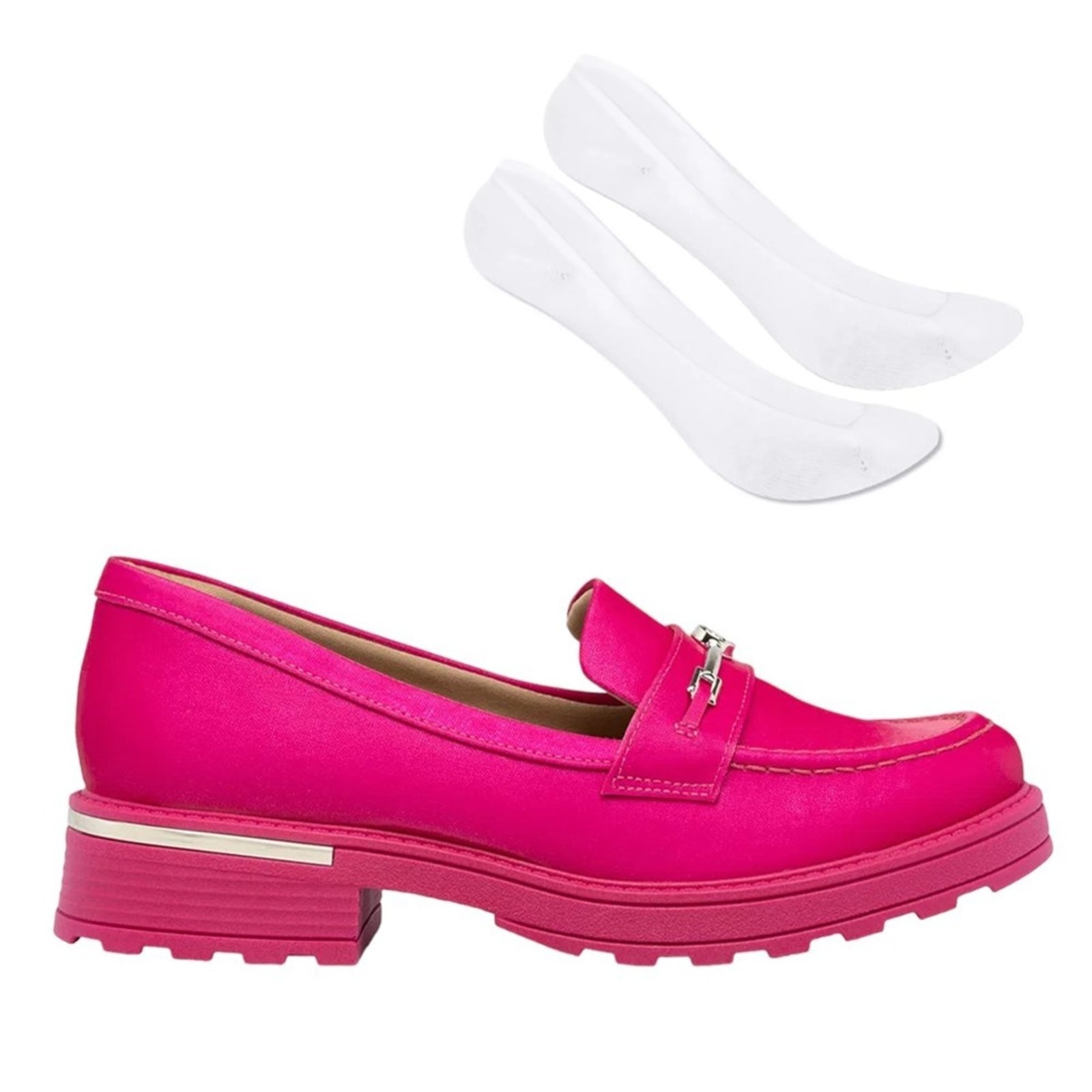 Imagem principal Kit Mocassim Piccadilly Barbie Feminino + Meia Piccadilly pink