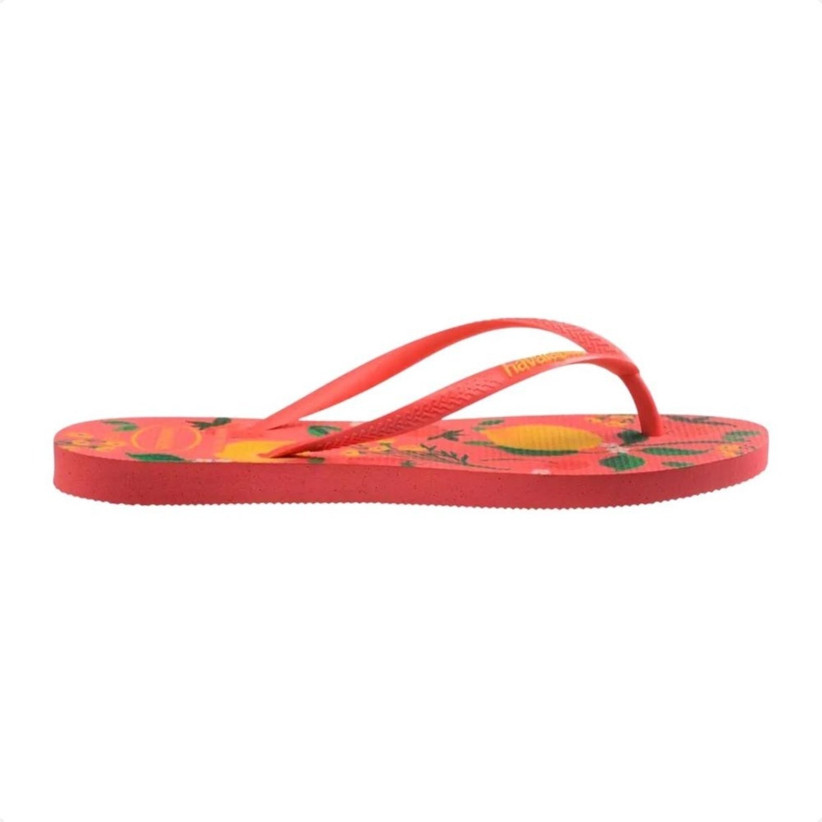 Imagem principal Chinelo Feminino Dedo Havaianas Slim Summer Bliss Coral Tropical Havaianas laranja coral
