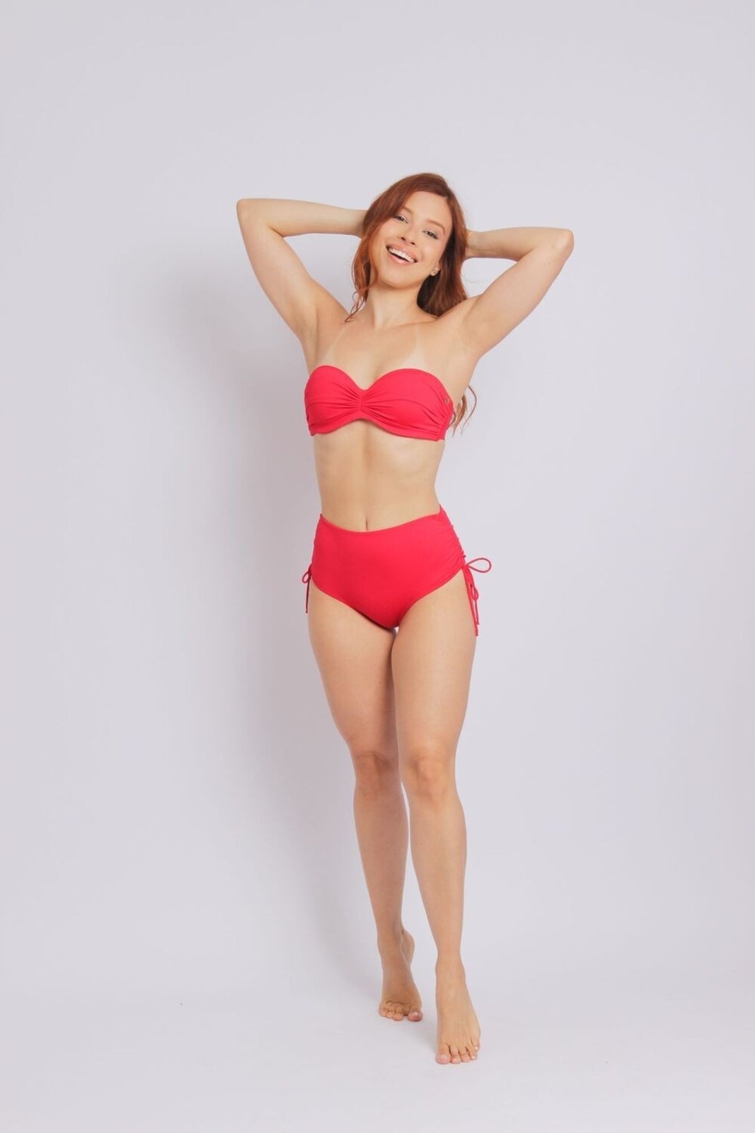 Imagem principal 2437 - Calcinha de Biquíni Shortinho com Ajuste Duna Casual DunaCasual vermelho