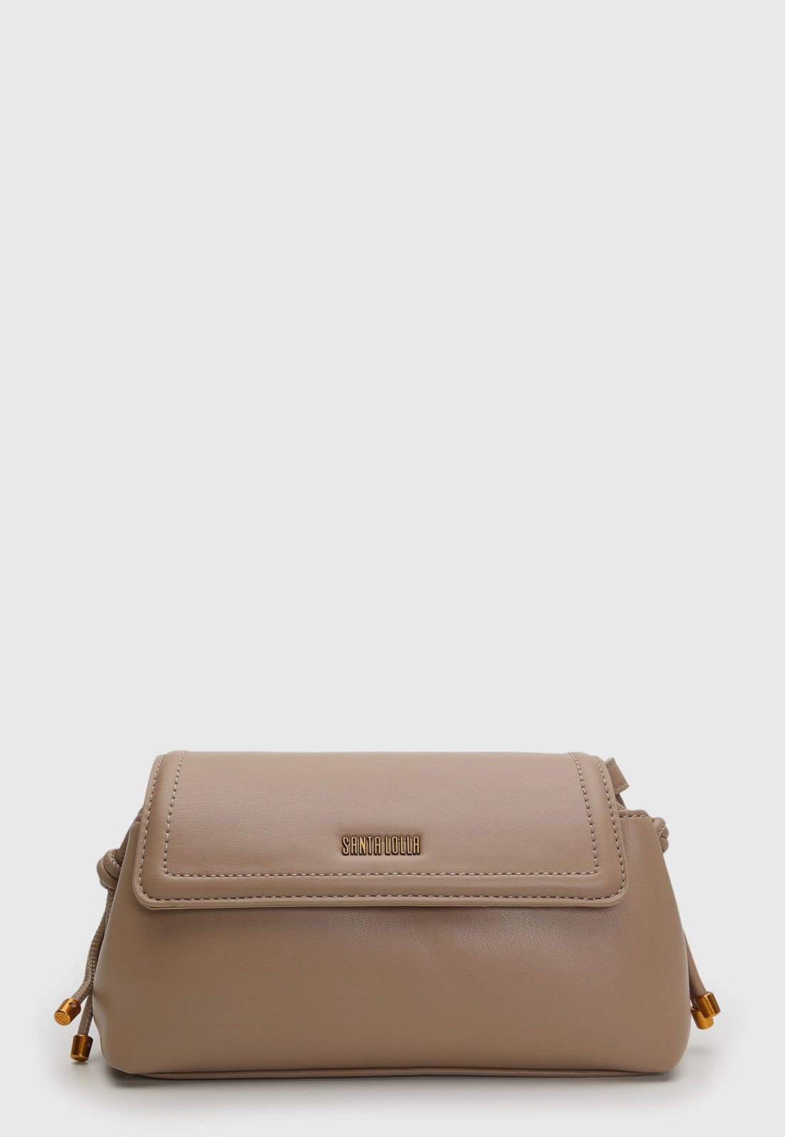 Bolsa Pequena Feminina Santa Lolla Logo Metálica