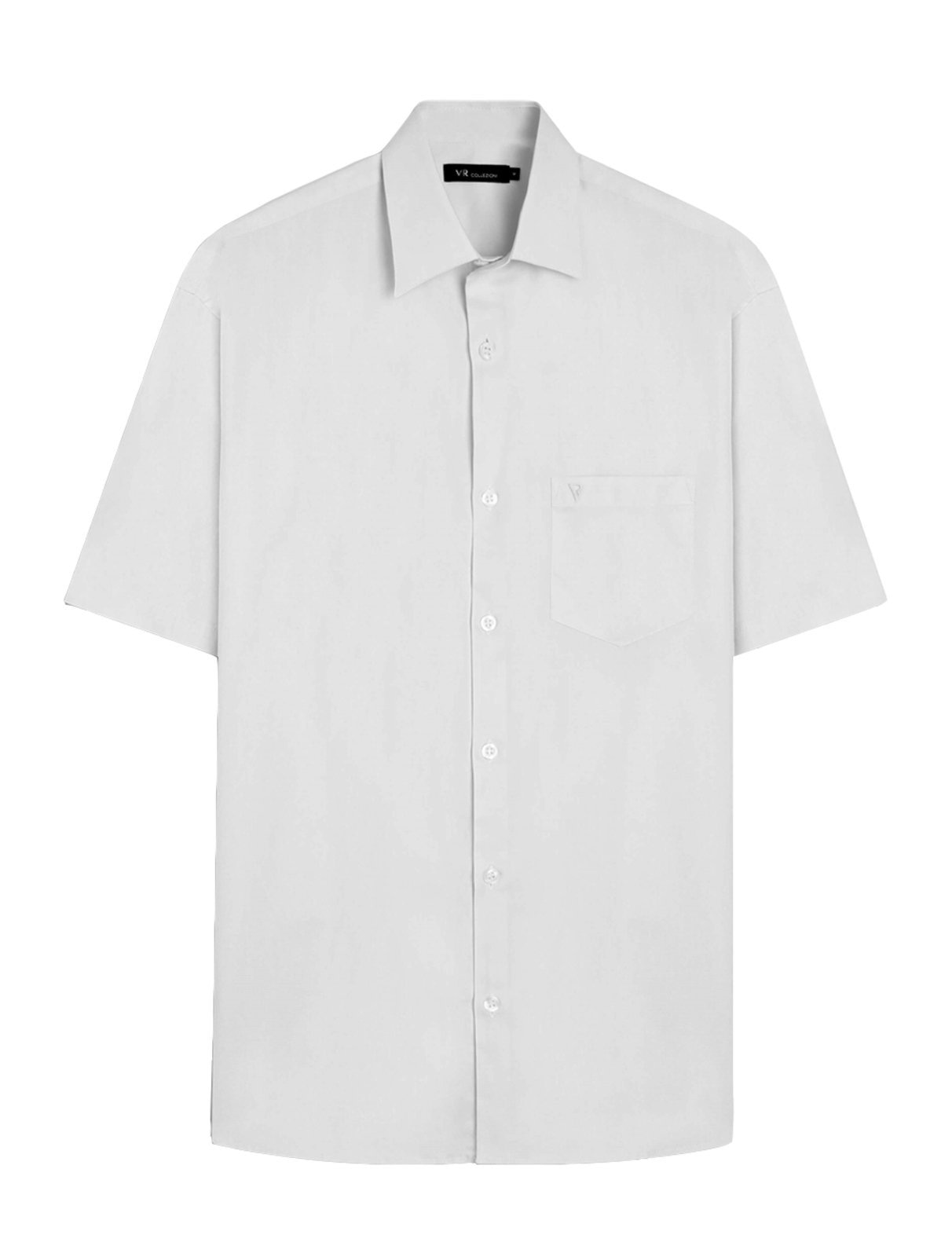Imagem principal Camisa VR Masculina Casual Manga Curta Pocket Silicon Oil Branca VR branco