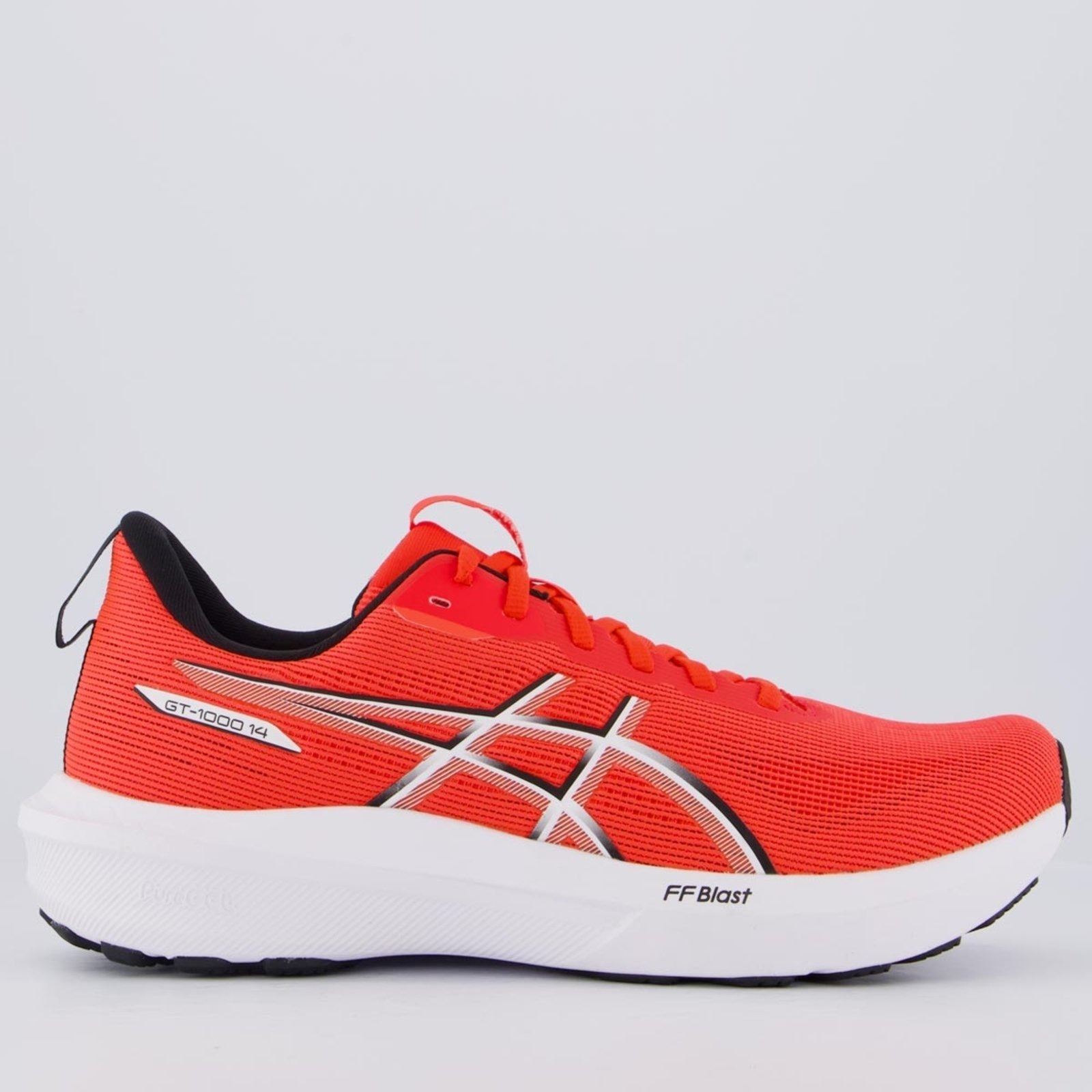 Imagem principal Tênis Asics GT 1000 14 Vermelho Neon ASICS rosa neon