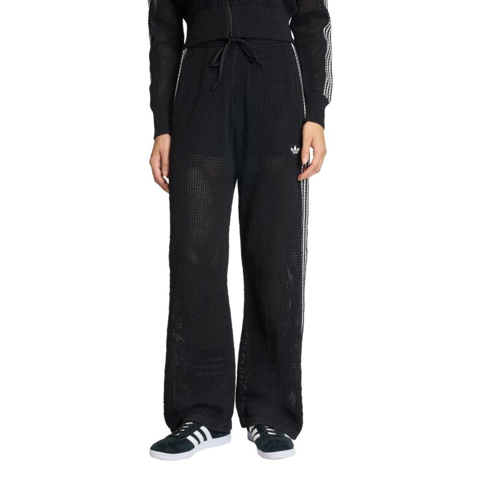 Imagem principal CALÇA ESPORTIVA EM MALHA DE CROCHÊ FIREBIRD adidas Originals adidas Originals preto