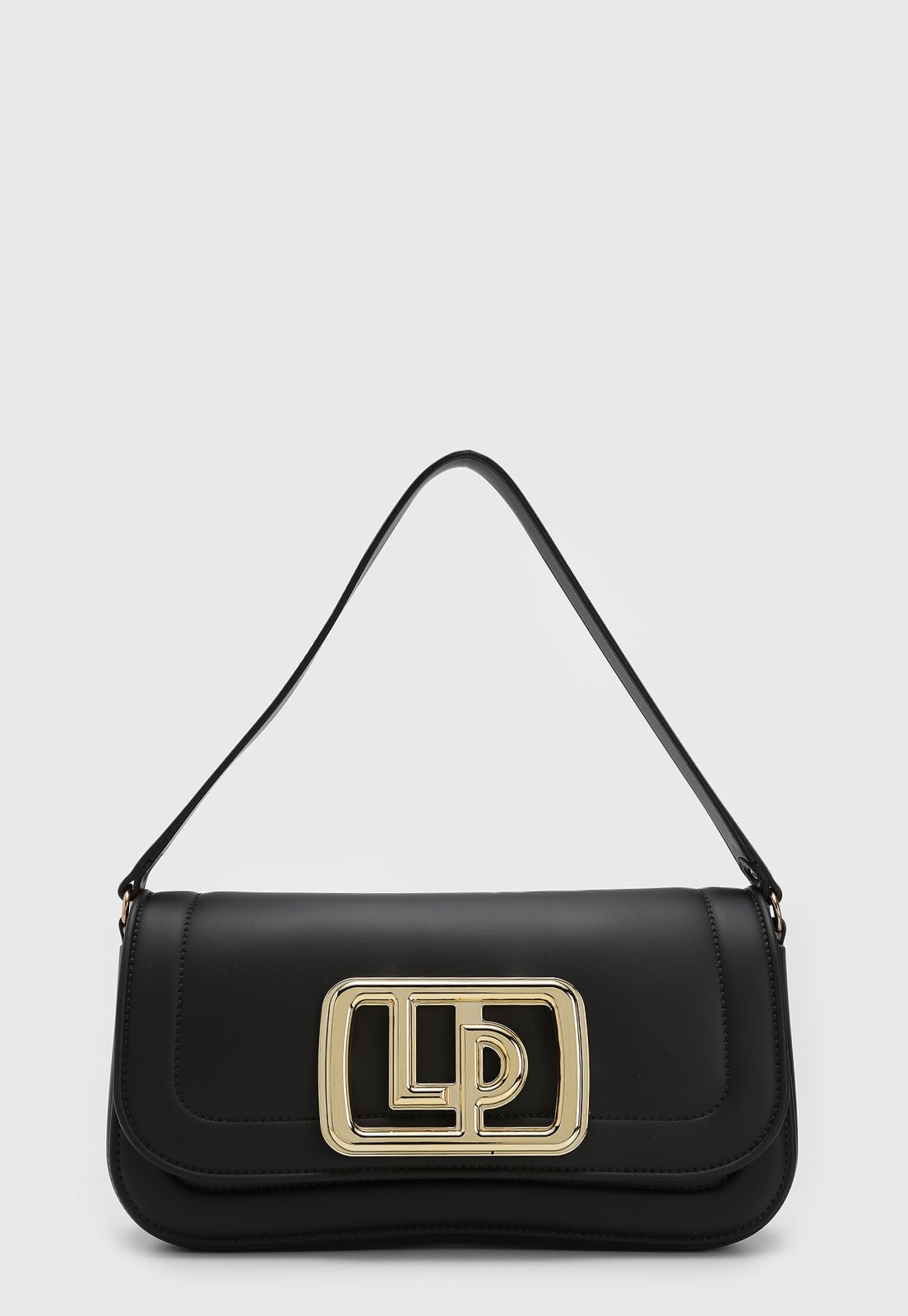 Imagem principal Bolsa Tiracolo Lança Perfume Logo Metalizado Preta Lança Perfume preto