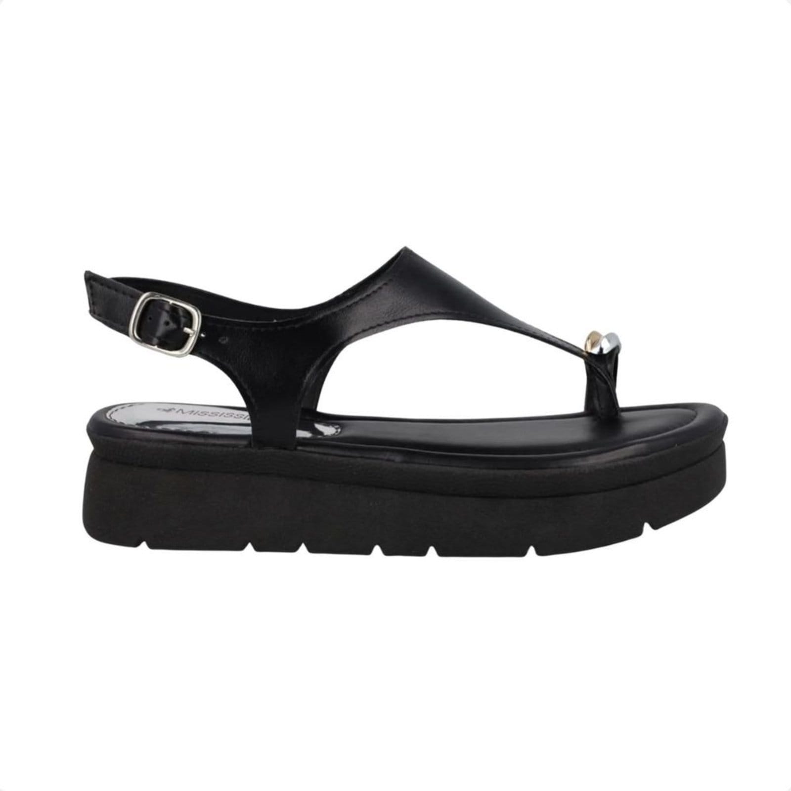 Sandália Feminina Papete Mississipi Preta