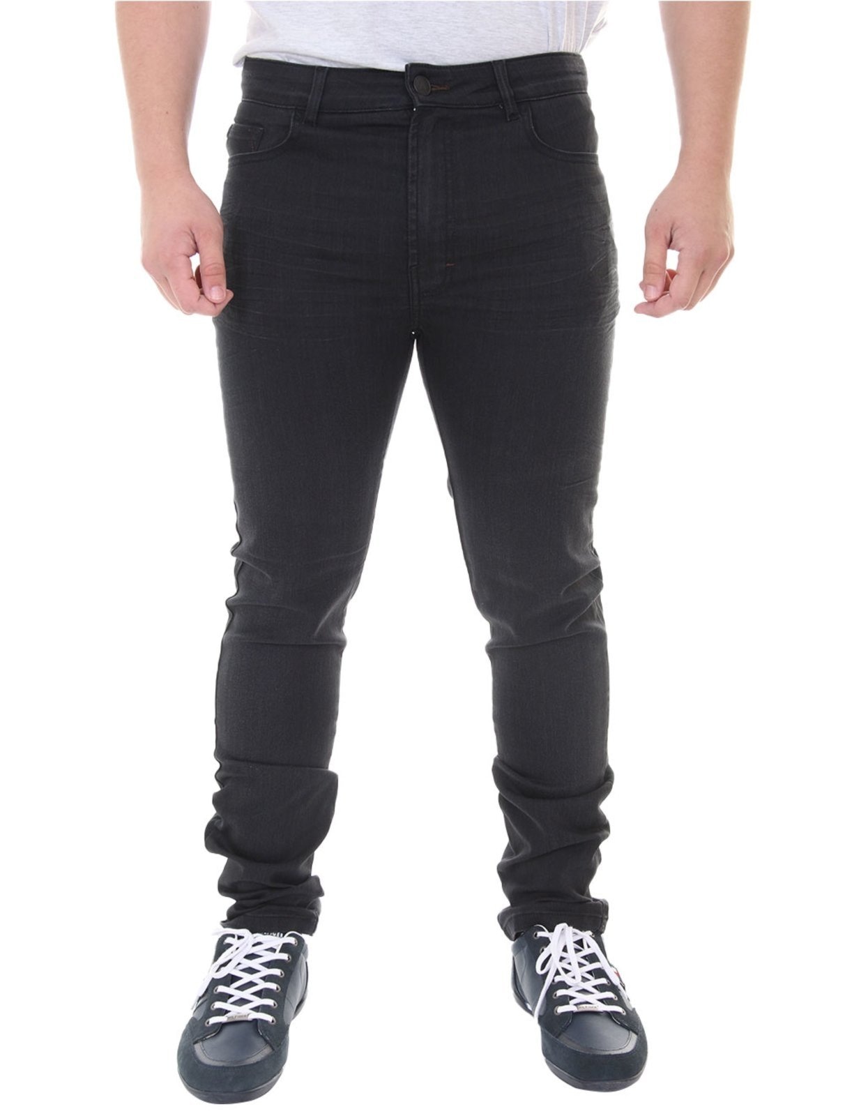 Imagem principal Calça VR Jeans Masculina Slim Storm Elastic Stoned Preta VR preto