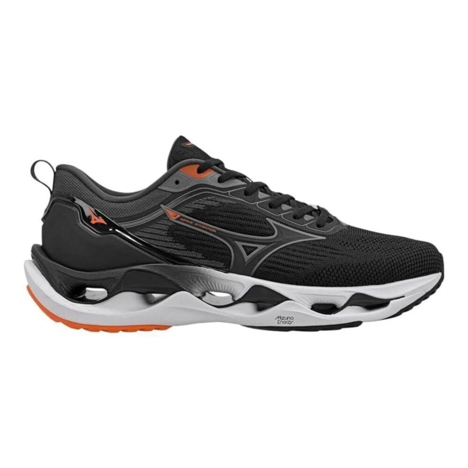 Imagem principal Tênis Mizuno Wave Stratos 3 - Masculino Laranja Mizuno preto