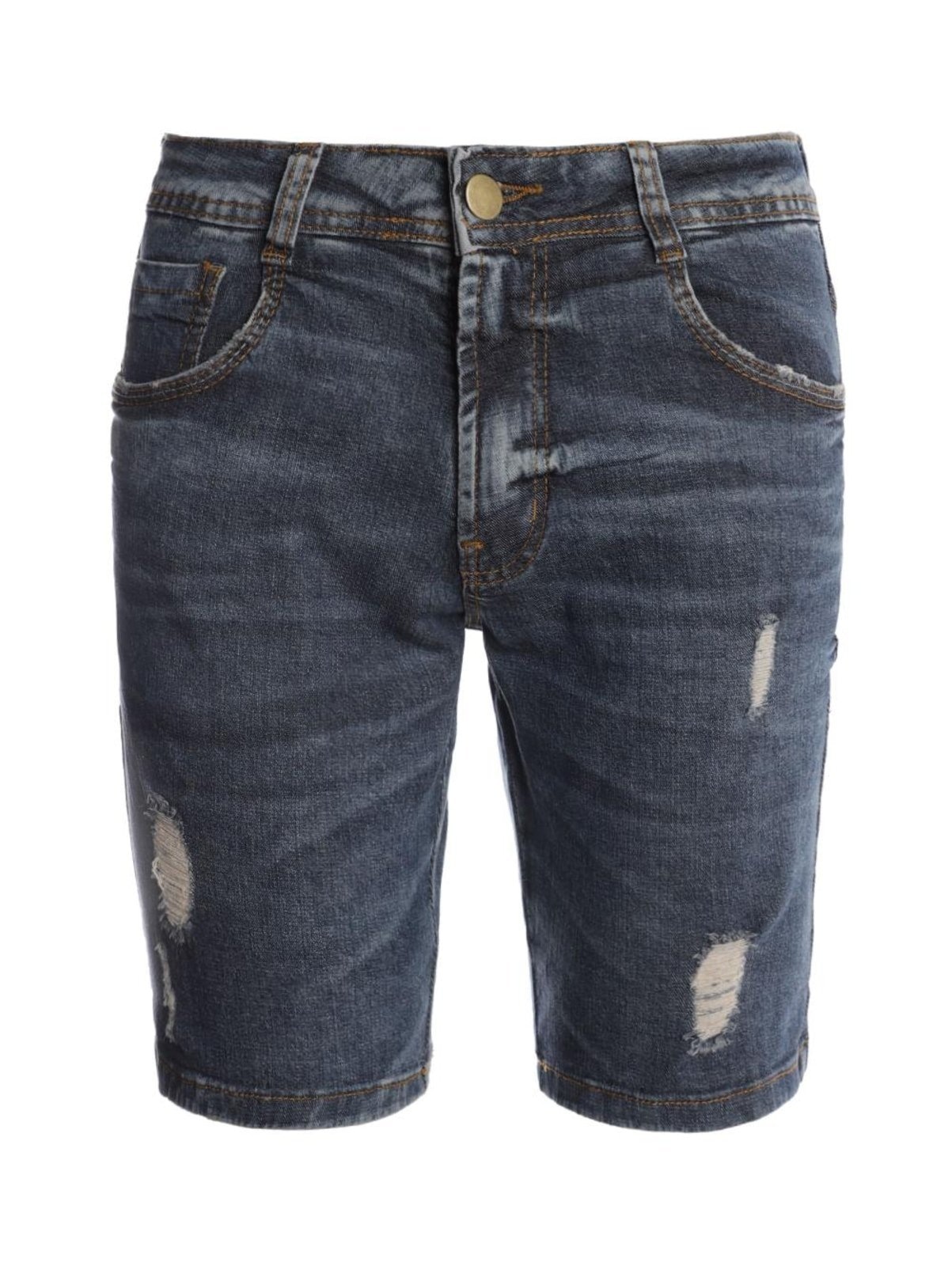Imagem principal Bermuda Jeans Puídos Masculina Vels azul