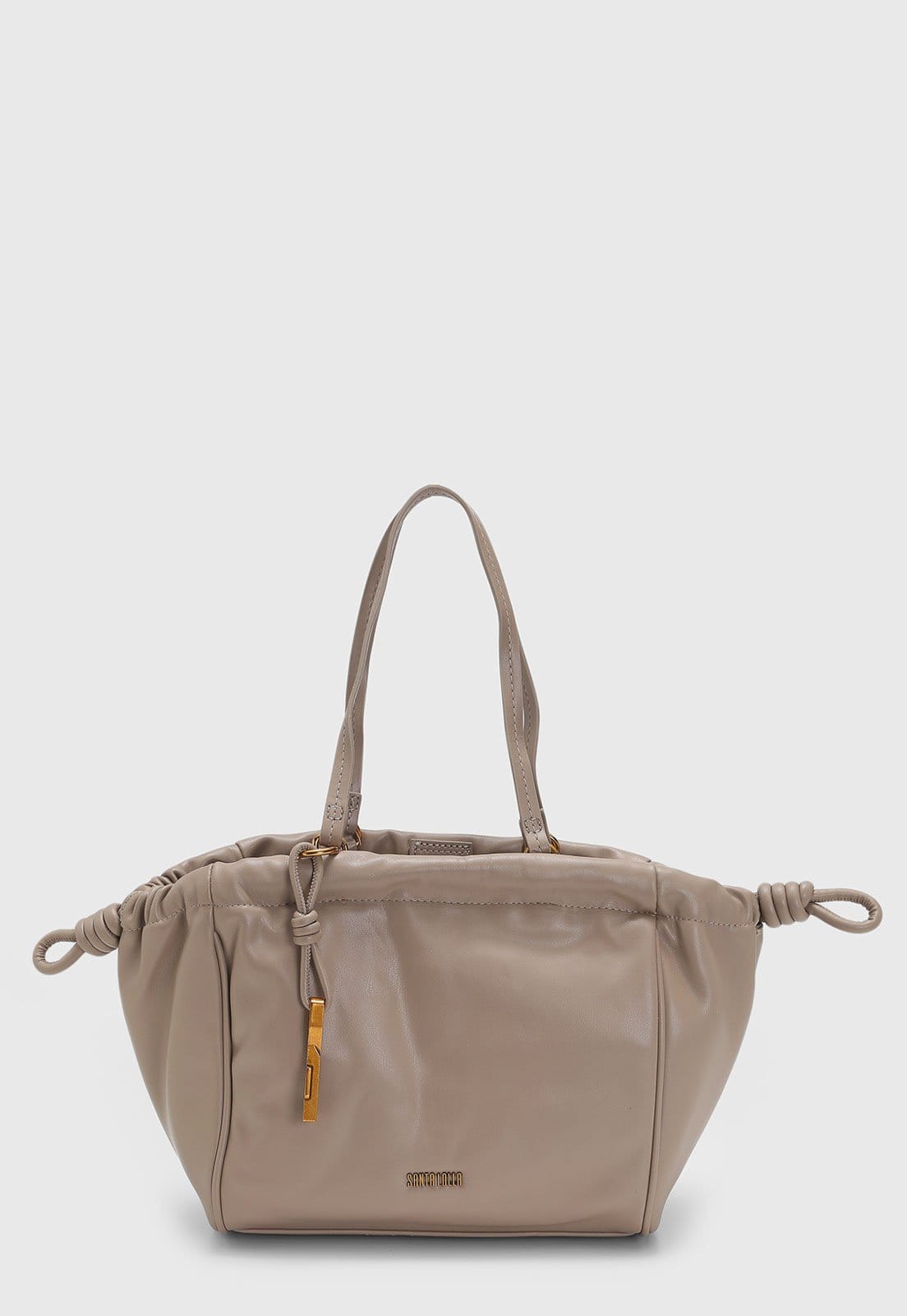 Bolsa Média Feminina Santa Lolla Lateral Franzida