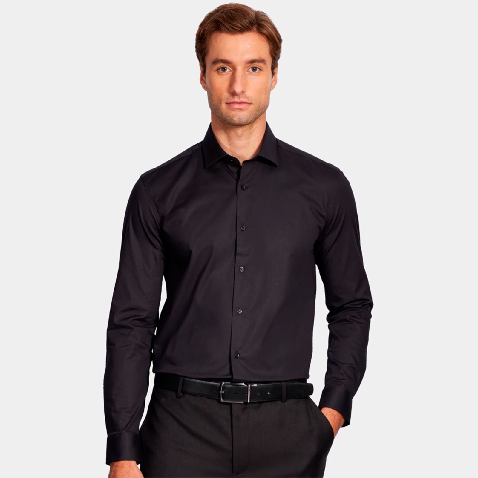 Imagem principal Camisa Aramis Slim Tricoline Stretch Pr26 Masculino Aramis preto