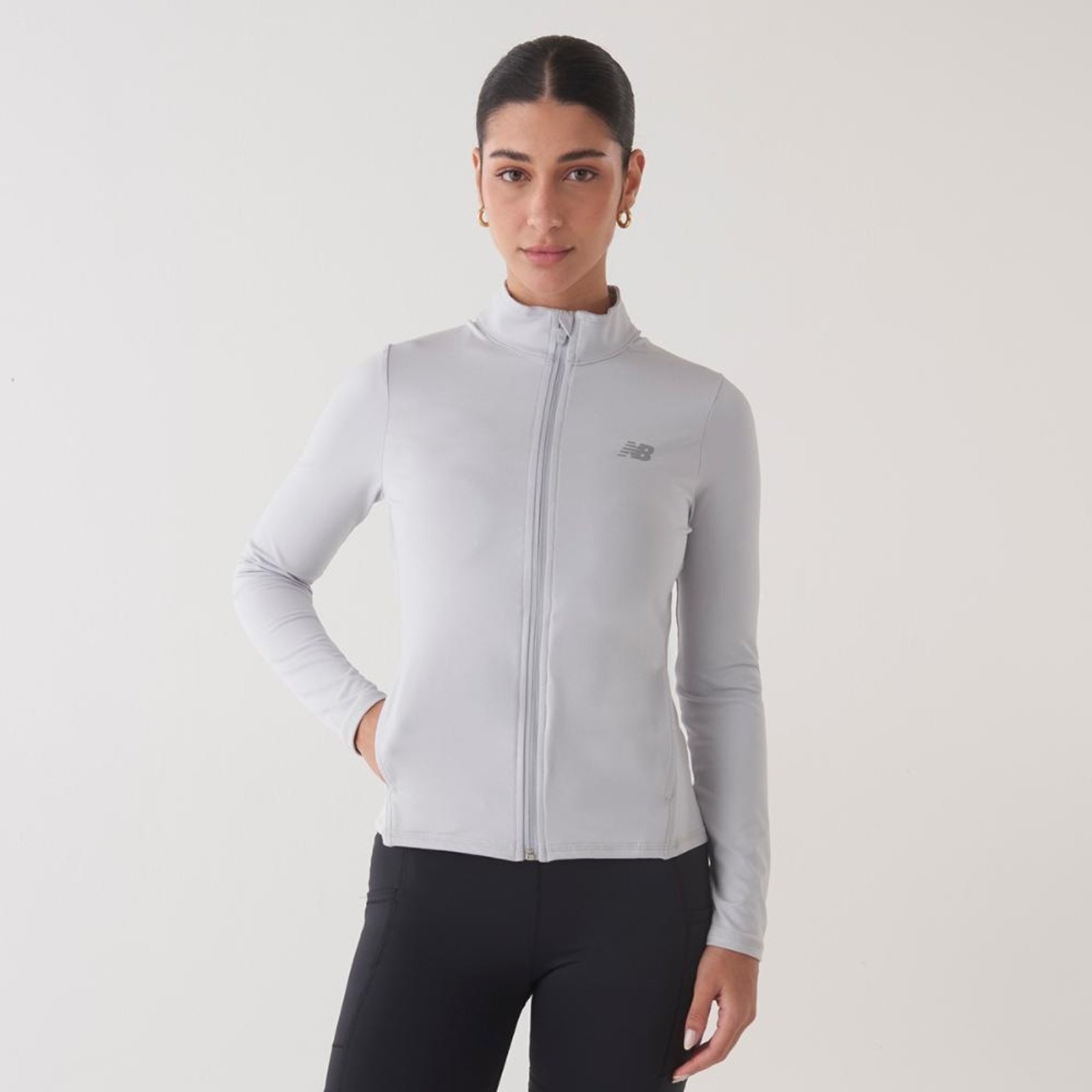 Imagem principal Jaqueta Mesclado Performance Feminina New Balance incolor
