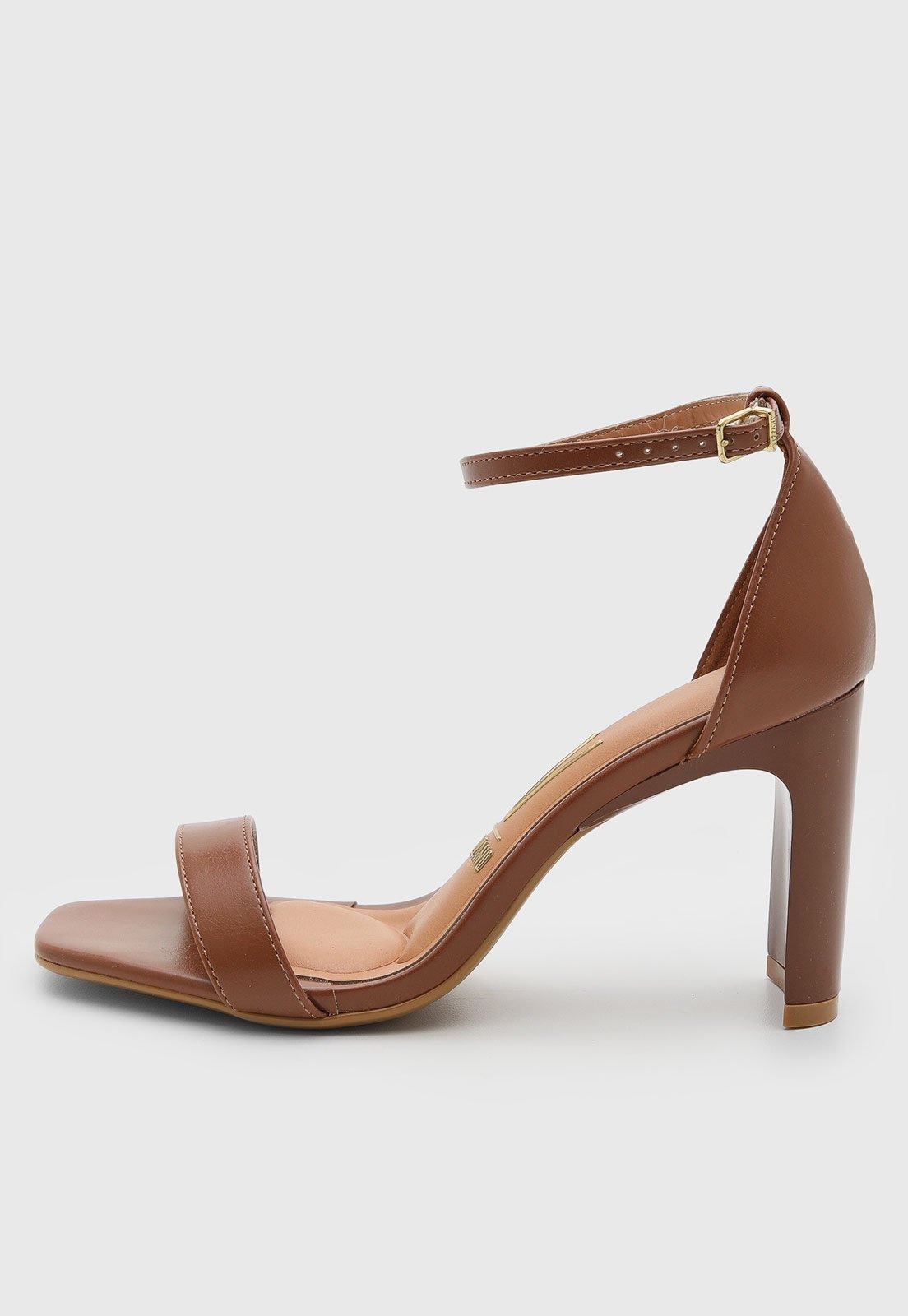 Imagem principal Sandália Feminina Vizzano Salto Alto Quadrado VIZZANO marrom