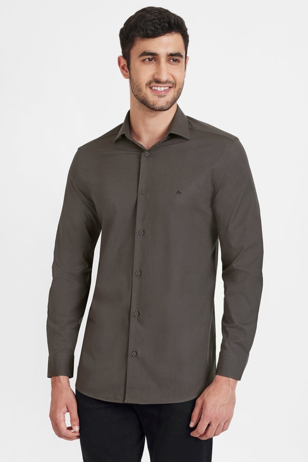 Imagem principal Camisa Slim Social Com Elastano Chumbo Aramis incolor