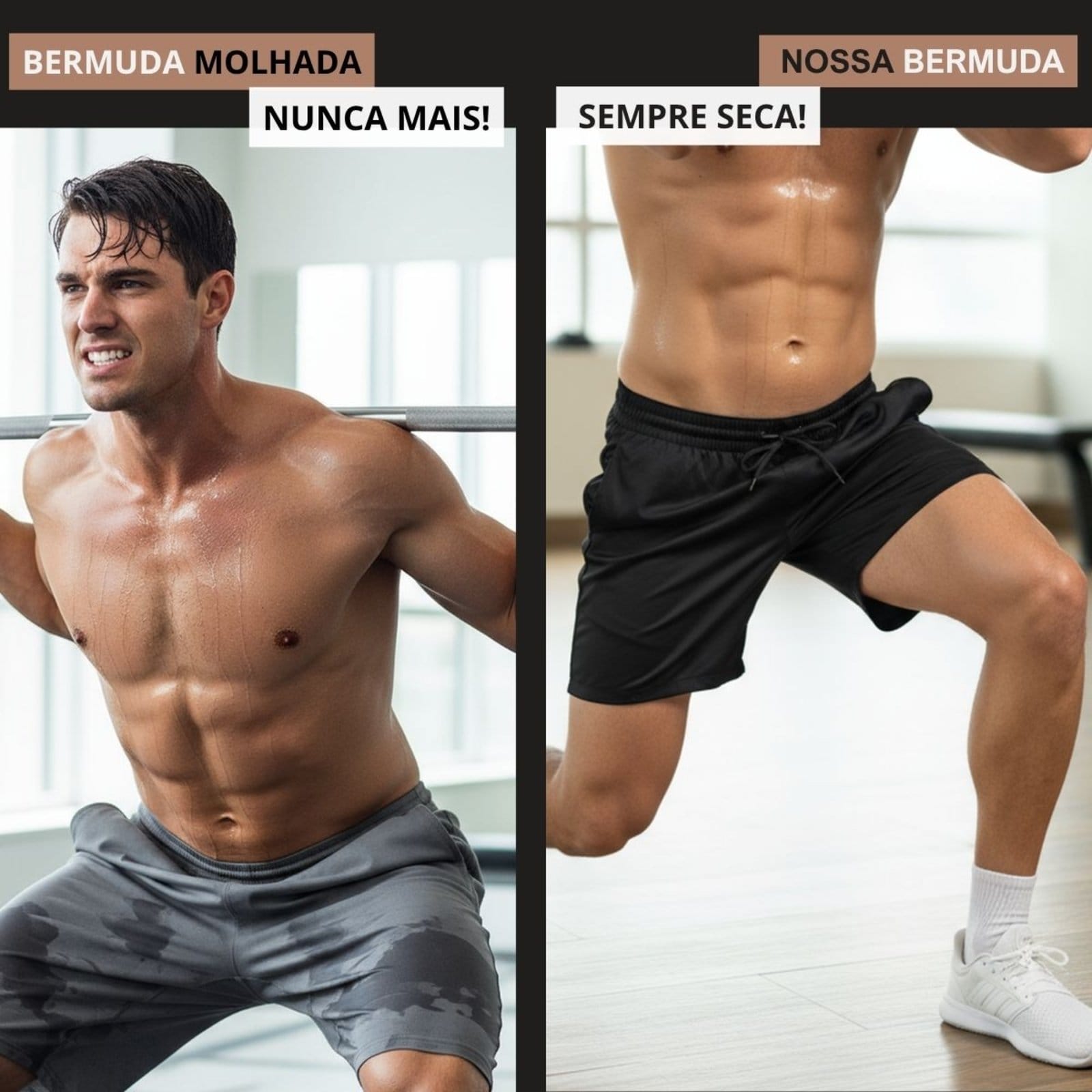 Short Masculino Ks Tecido Dry Treino Academia Cross Casual