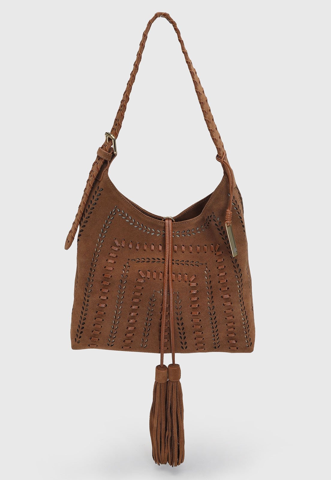 Imagem principal Bolsa Feminina Luiza Barcelos Alça Trançada Luiza Barcelos marrom