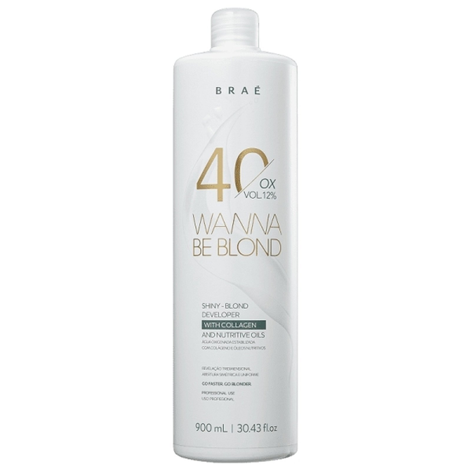 Imagem principal BRAÉ Wanna Be Blond 12% Agua Oxigenada 40 Volumes 900ml BRAÉ multicolorido