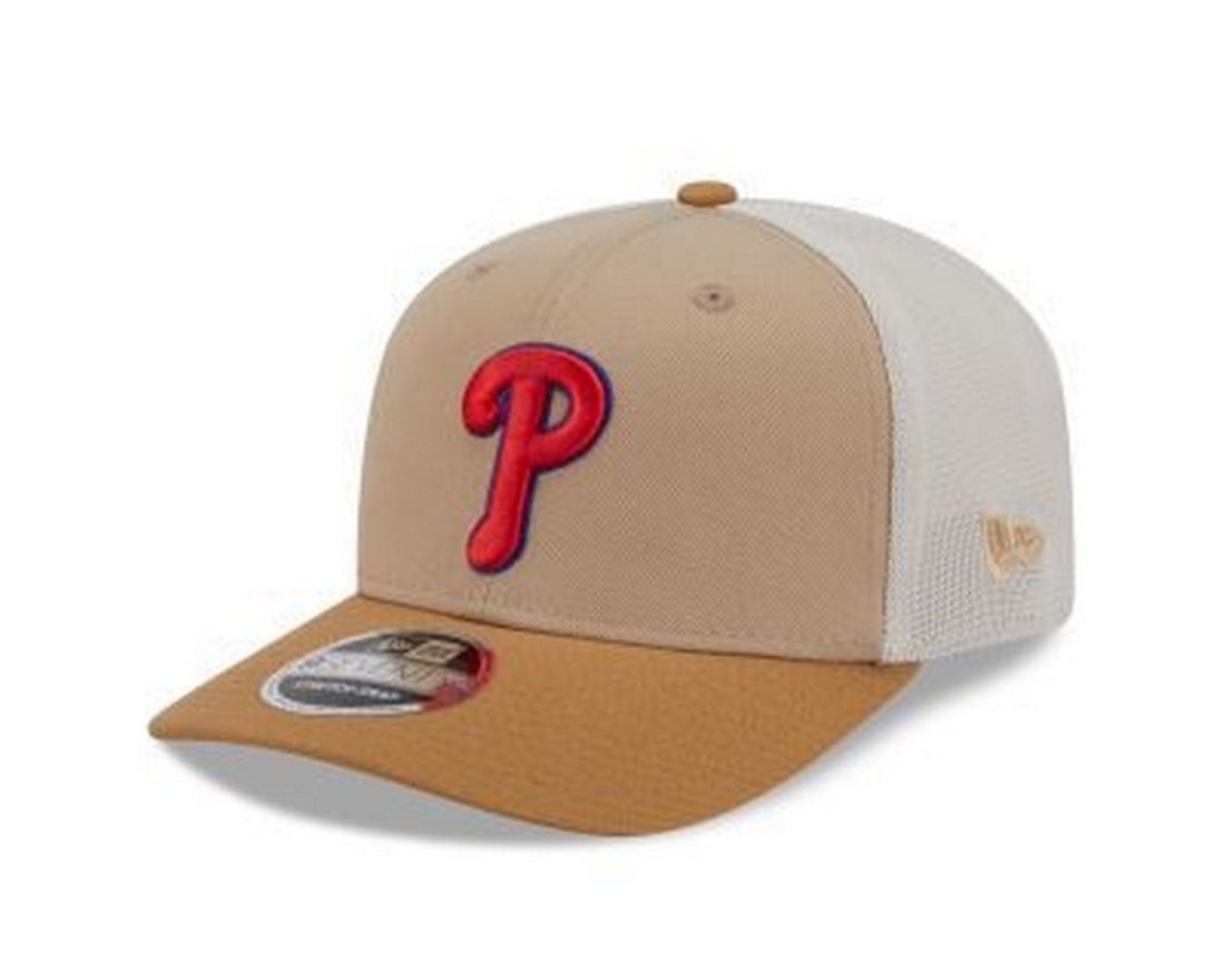 Imagem principal Boné New Era 9SEVENTY STRETCH SNAP Philadelphia Phillies MLB new era bege