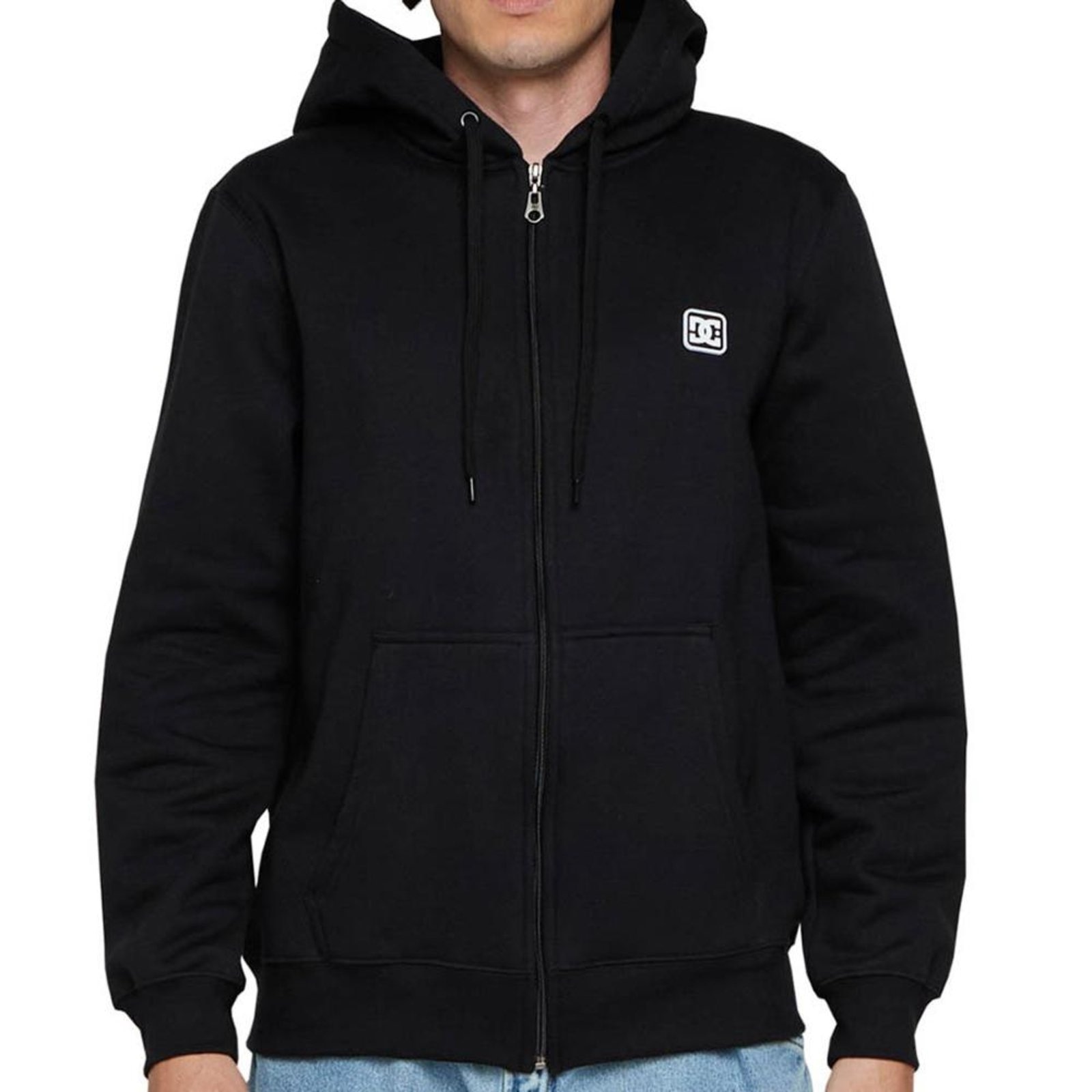 Imagem principal Moletom DC Shoes Aberto Rubber Label WT24 Masculina DC Shoes preto