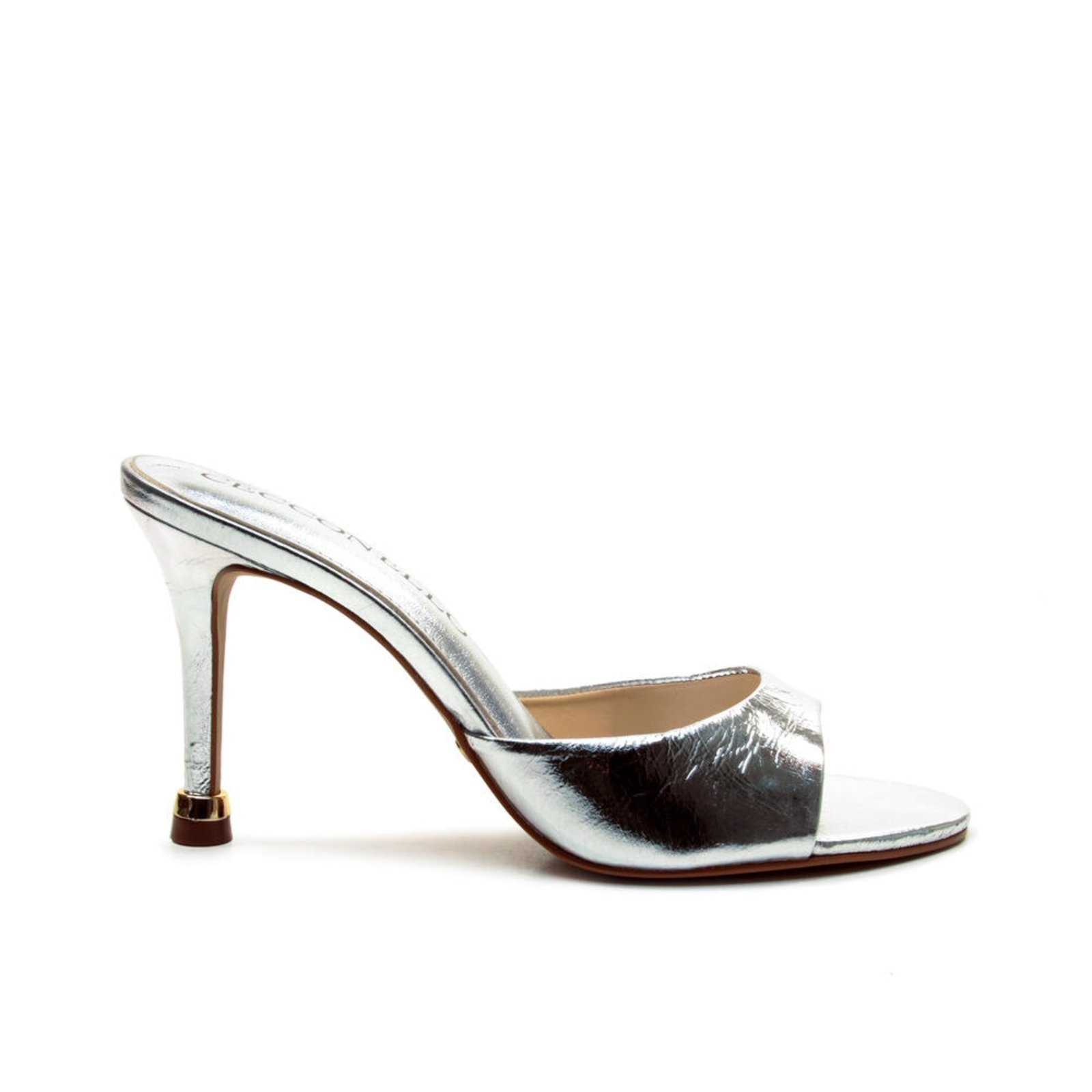 Imagem principal Tamanco Couro Salto Alto Cecconello 2797001-2 Cecconello prata