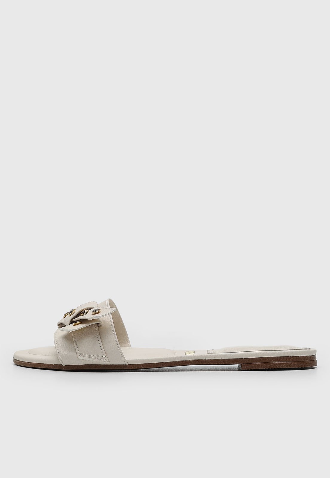 Imagem principal Rasteira Feminina Vizzano Laço Ilhós Off-White VIZZANO off-white white