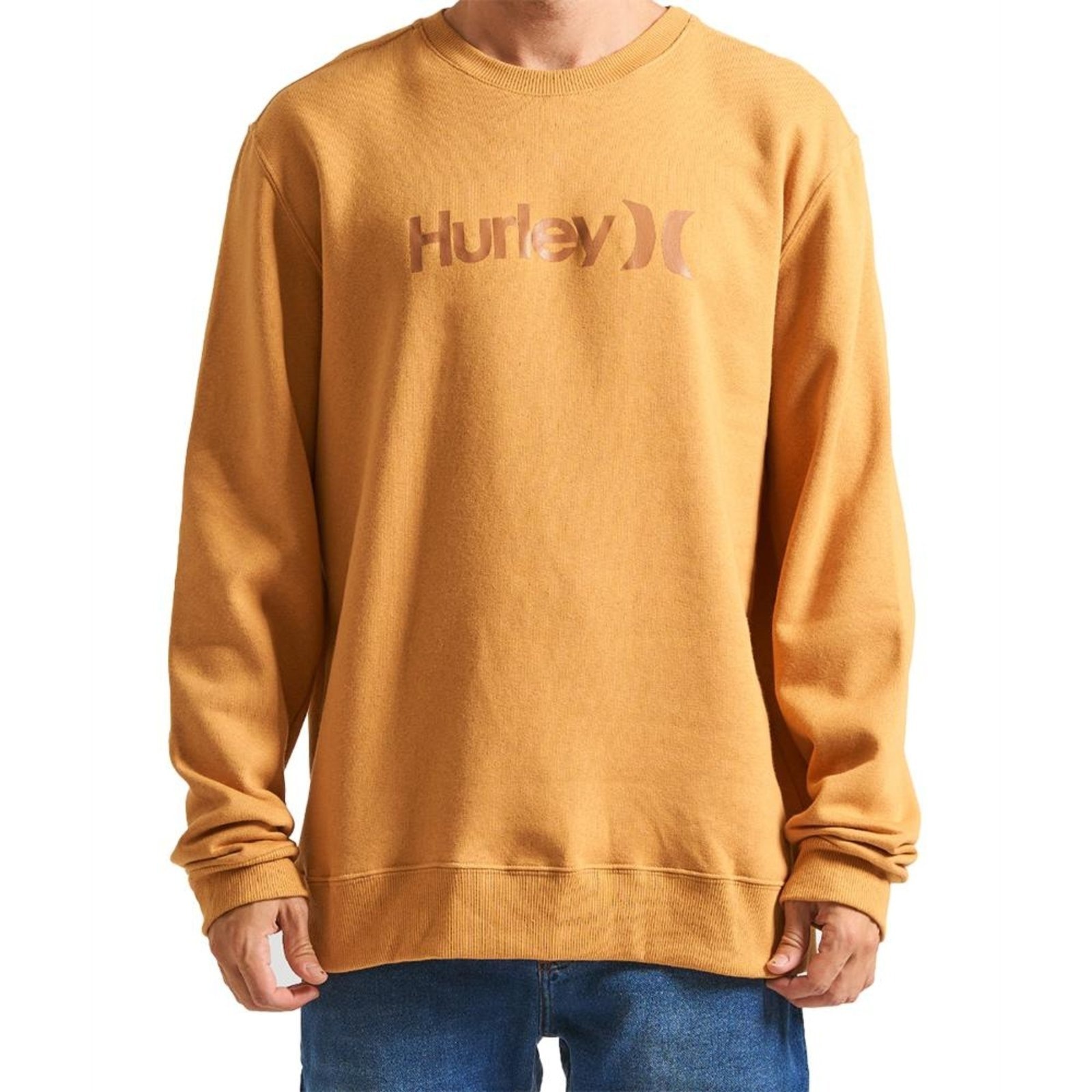 Imagem principal Moletom Hurley Careca One&Only WT24 Masculino Mostarda hurley amarelo