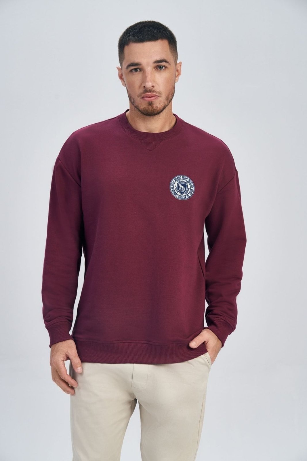 Imagem principal Blusão Moletom Quality Masculino Acostamento ACOSTAMENTO MASCULINO vinho