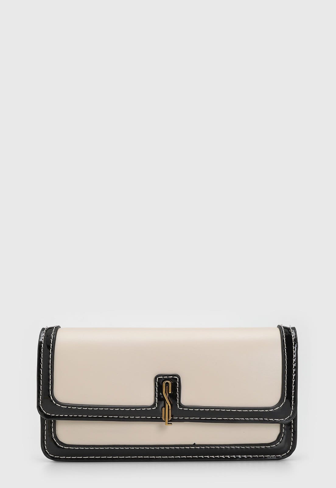 Bolsa Transversal Santa Lolla Alça Ajustável Off-White