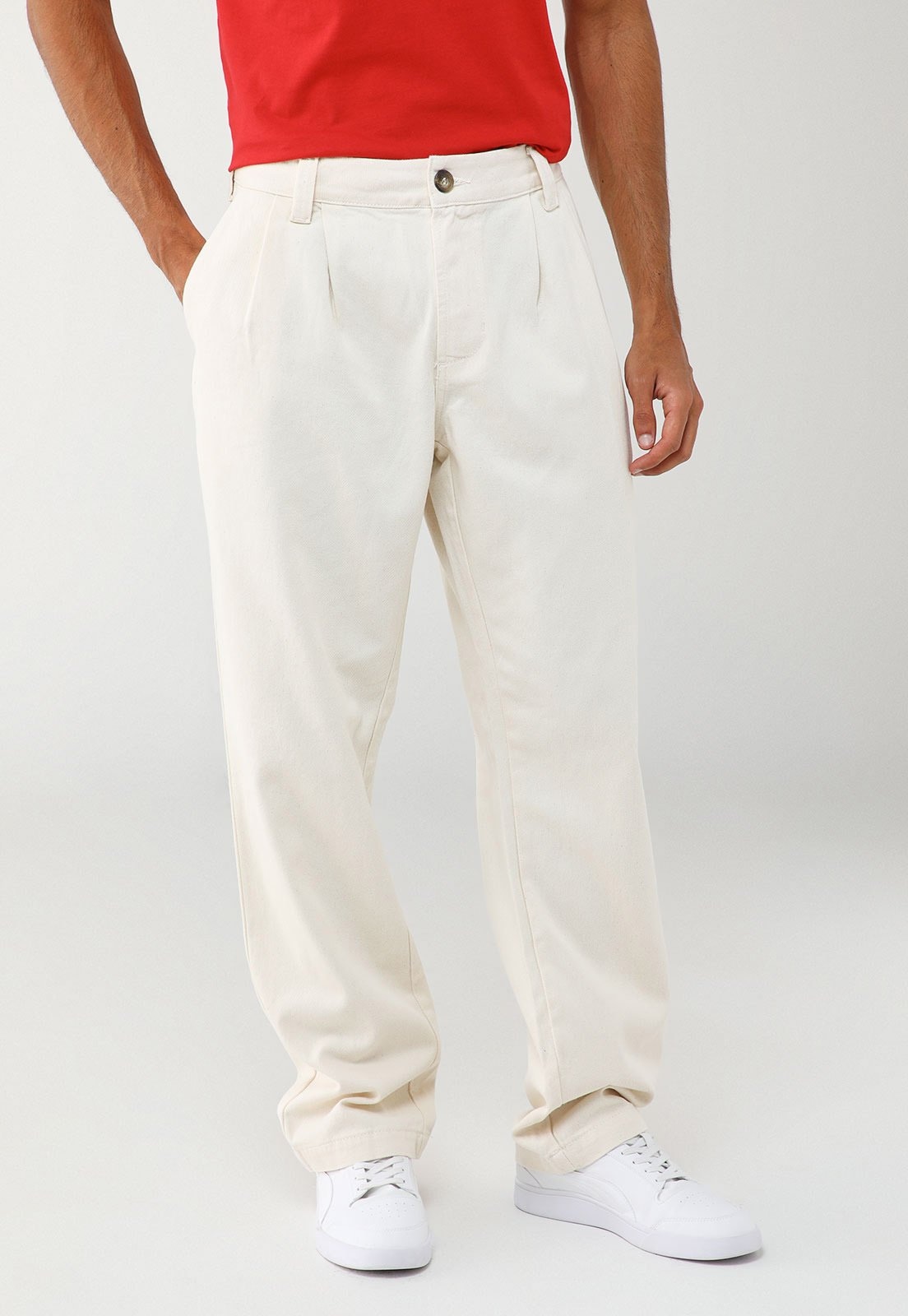 Imagem principal Calça Sarja Reta Masculina Colcci Off-White Colcci off-white white