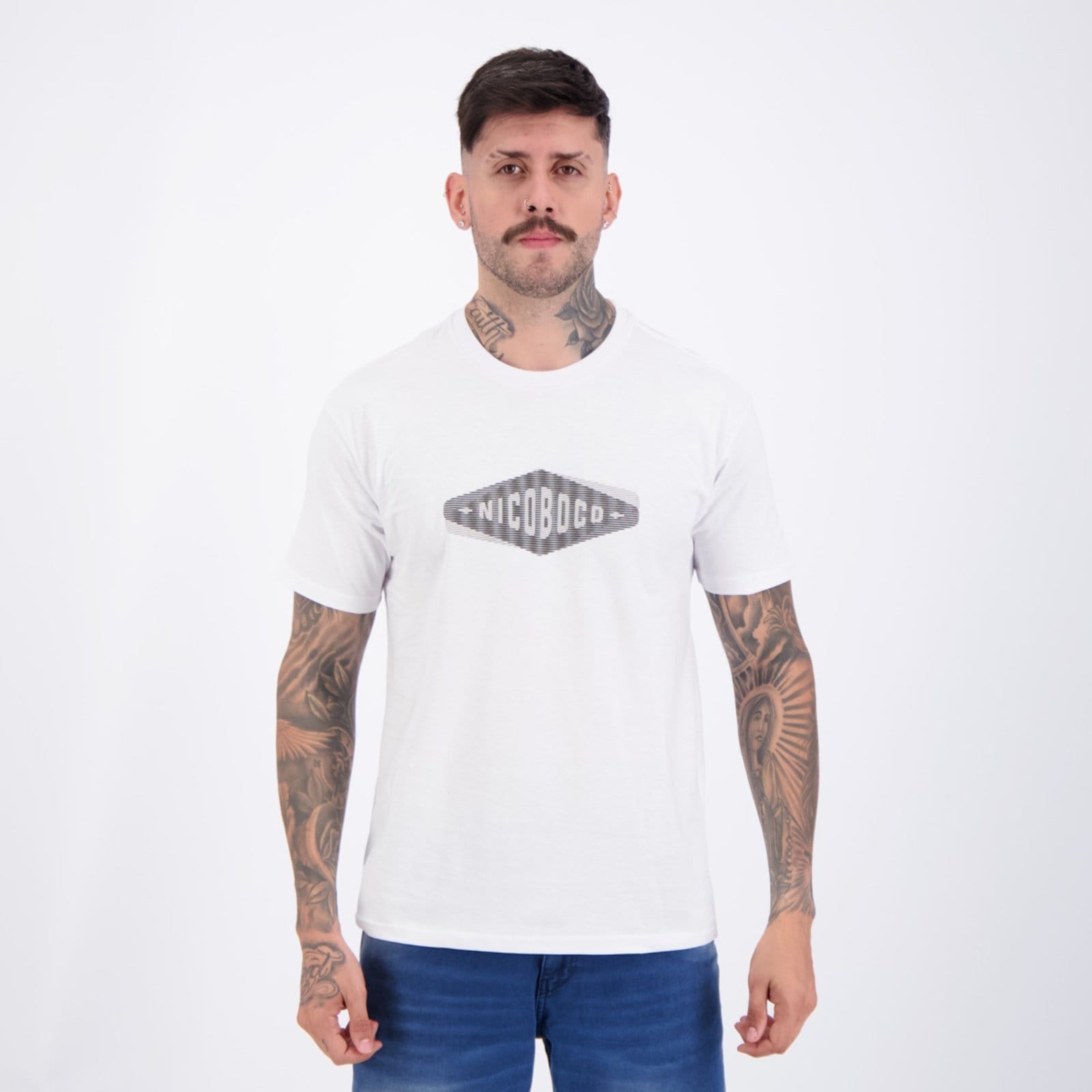 Camiseta Nicoboco Faith Branca