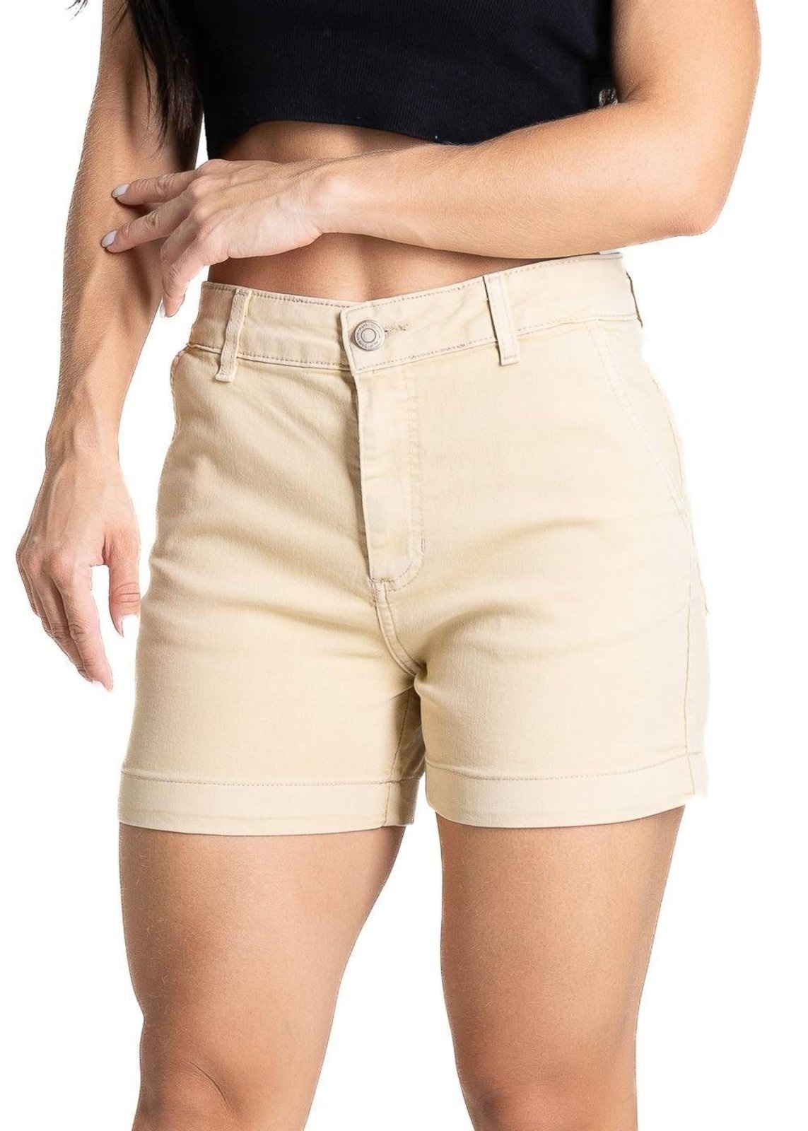 Imagem principal Shorts Sarja Sawary - 281687 Sawary amarelo