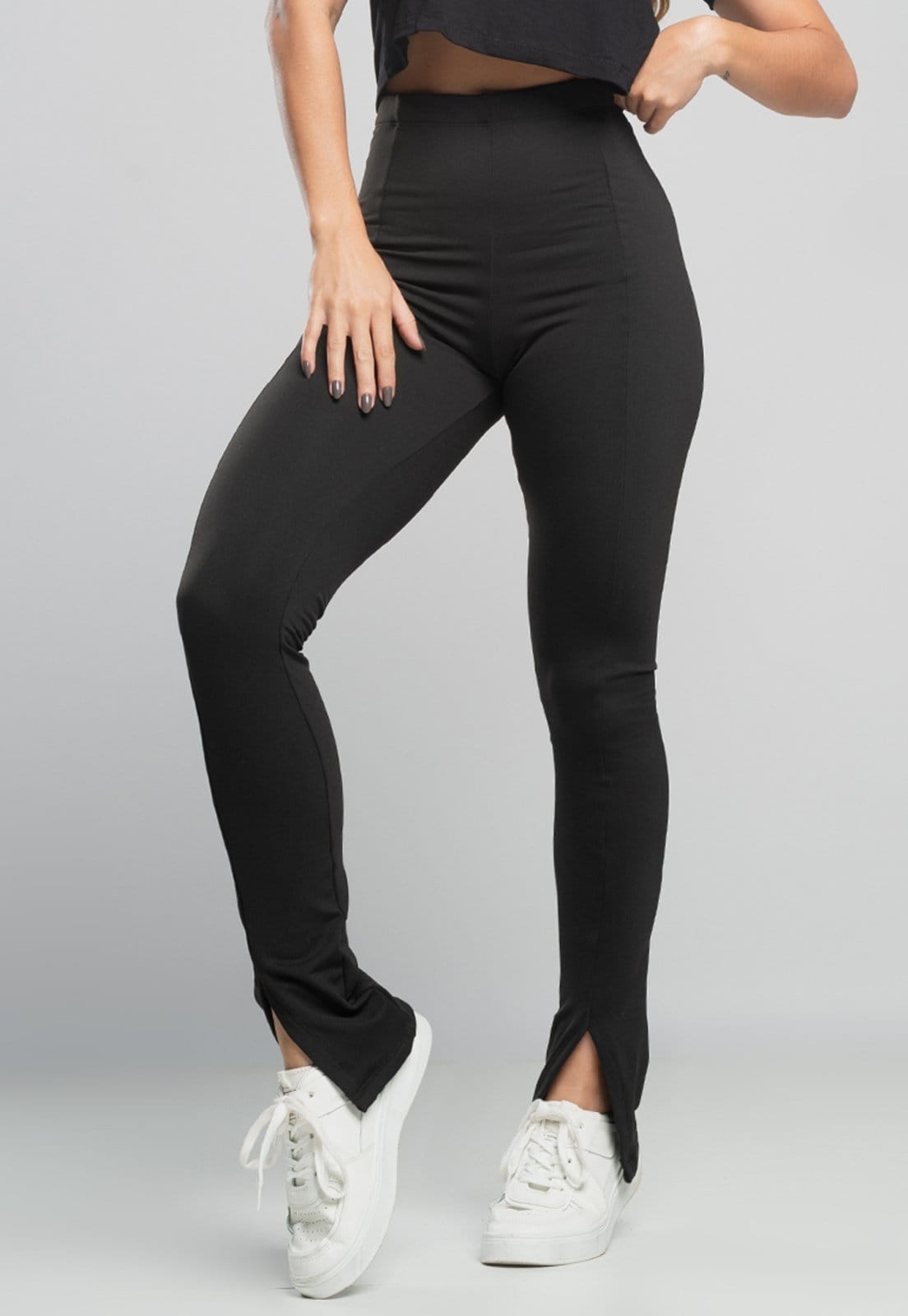 Calça Térmica Peluciada MVB Modas Montaria Cintura Alta