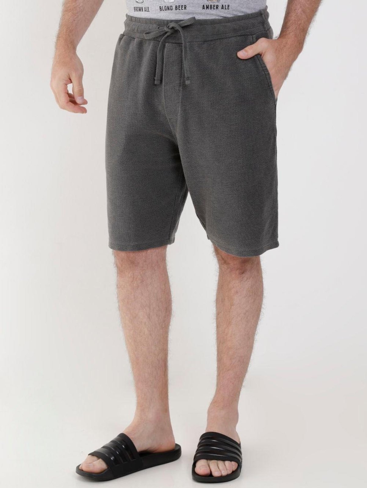 Imagem principal Bermuda Moletinho Elétron Masculina Elétron preto