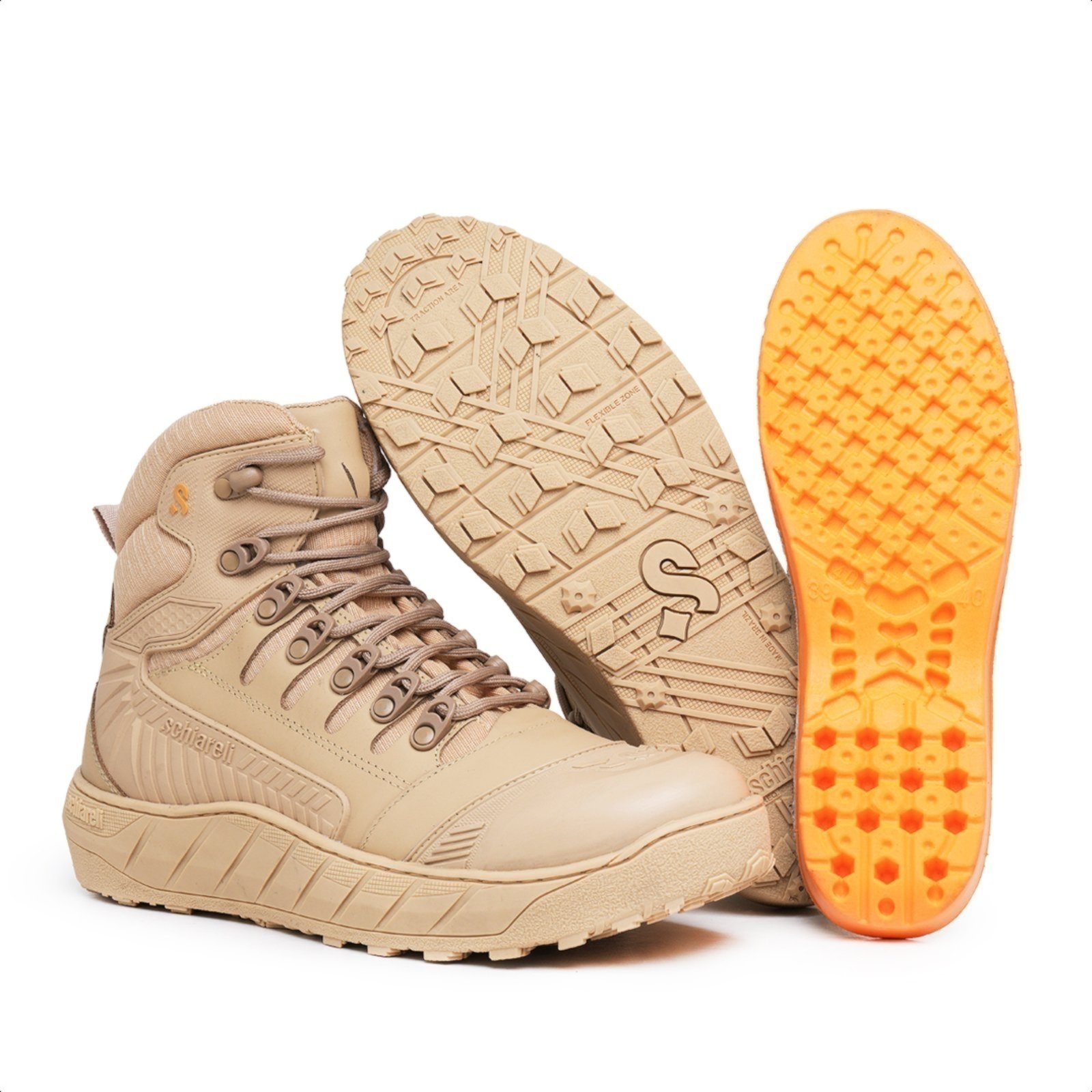 Imagem principal Bota Masculina Adventure Areia Militar Tático Schiareli 956 Schiareli bege