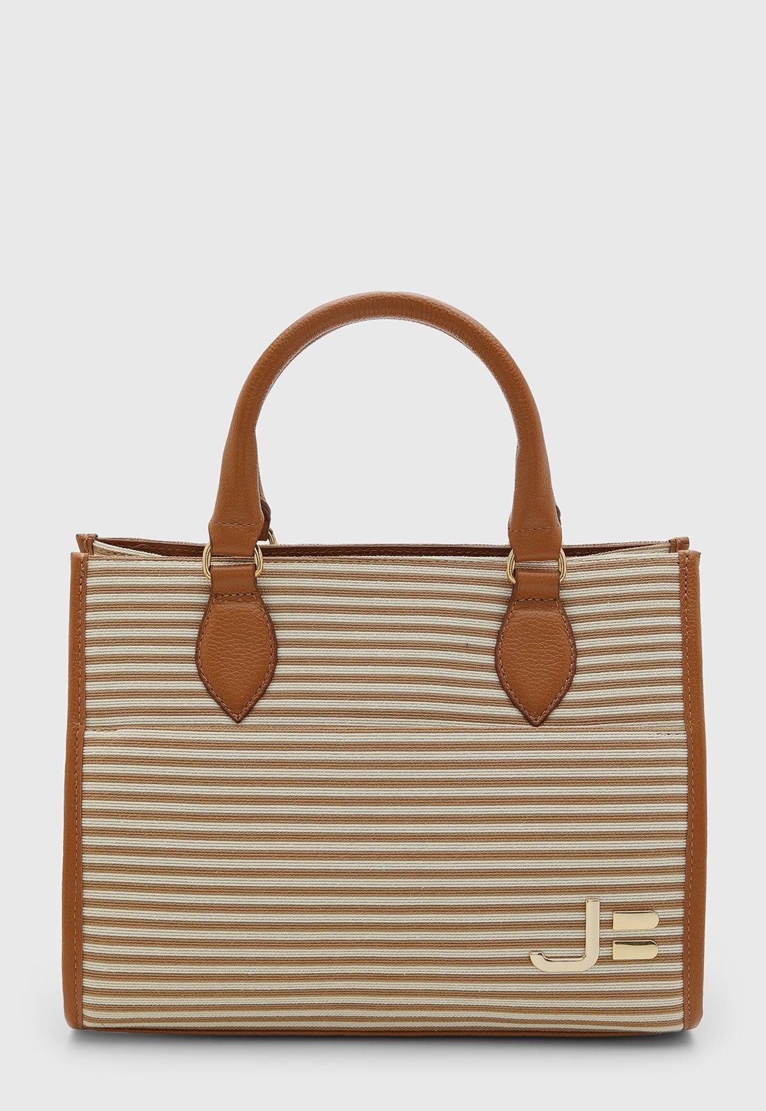 Imagem principal Bolsa Grande Feminina Jorge Bischoff Listrada Jorge Bischoff bege